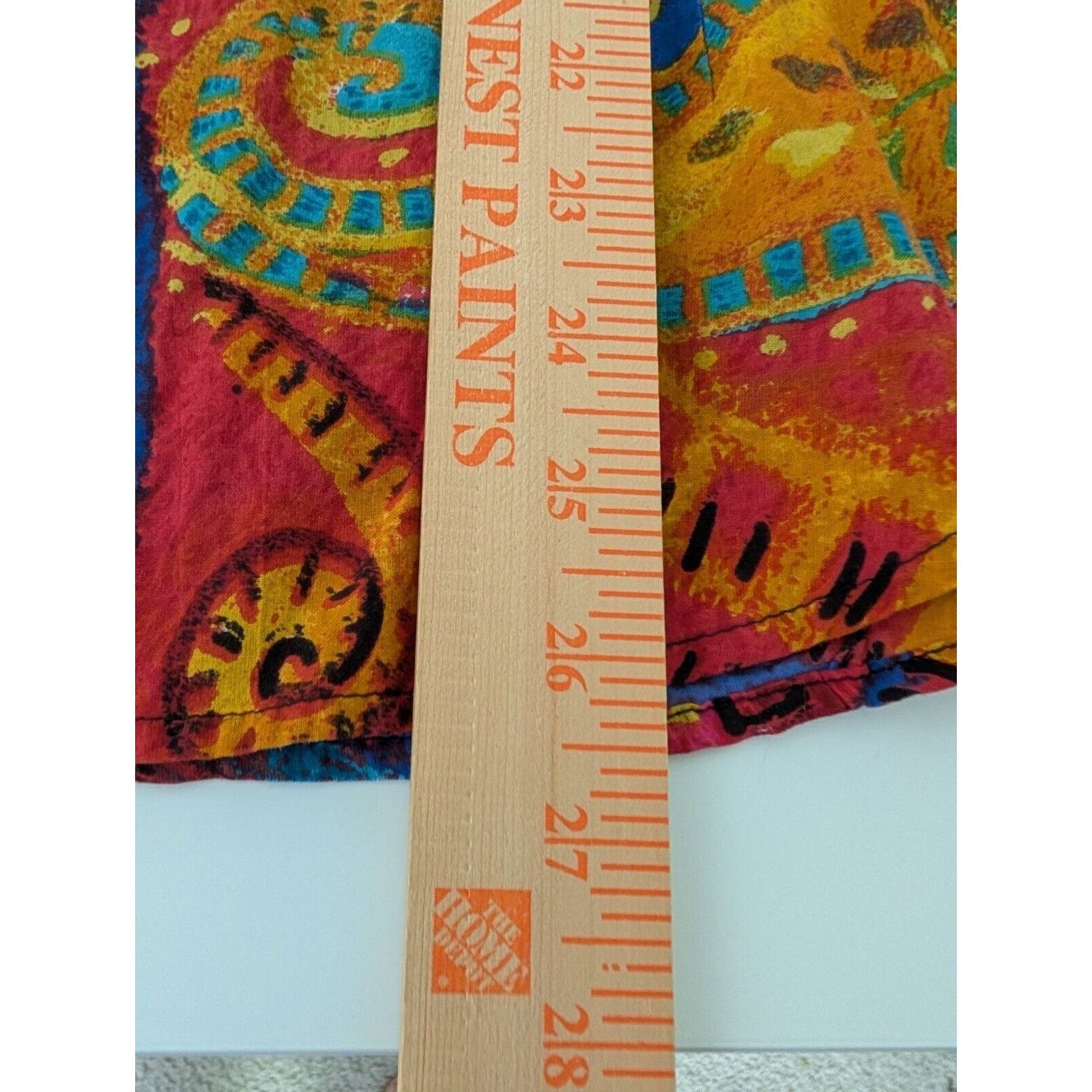 Designer Chicos 2 Abstract Artsy Shirt Womens Size Medium Red Size M / US 6-8 / IT 42-44 - 9 Thumbnail