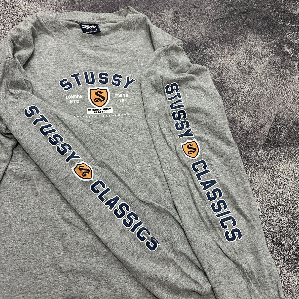 Stussy × Vintage Vintage Stussy long sleeve shirt international classic Size US M / EU 48-50 / 2 - 2 Thumbnail