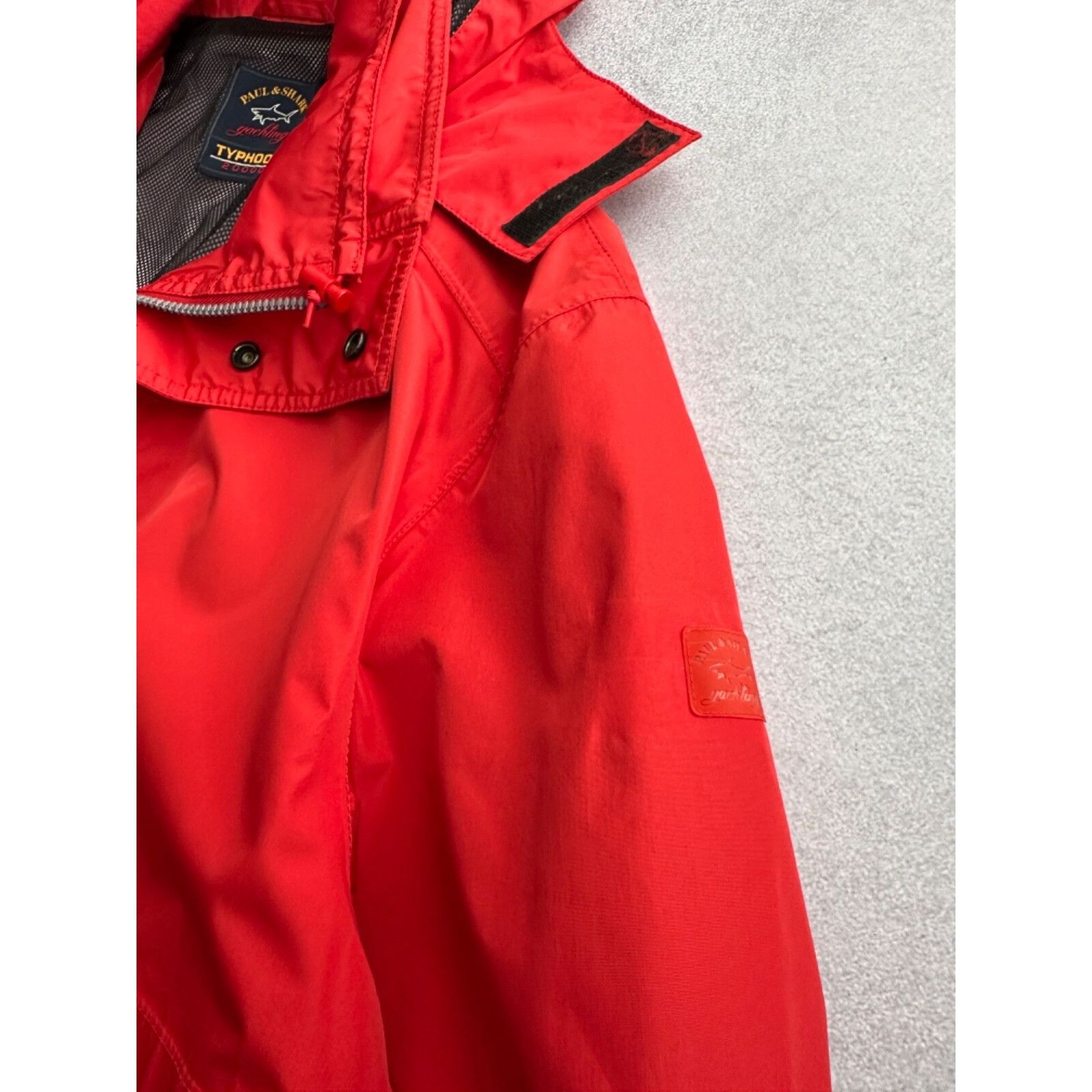 Paul & Shark Vintage Paul & Shark Typhoon 20000 Red Mens Windbreaker Jack Size US L / EU 52-54 / 3 - 7 Thumbnail