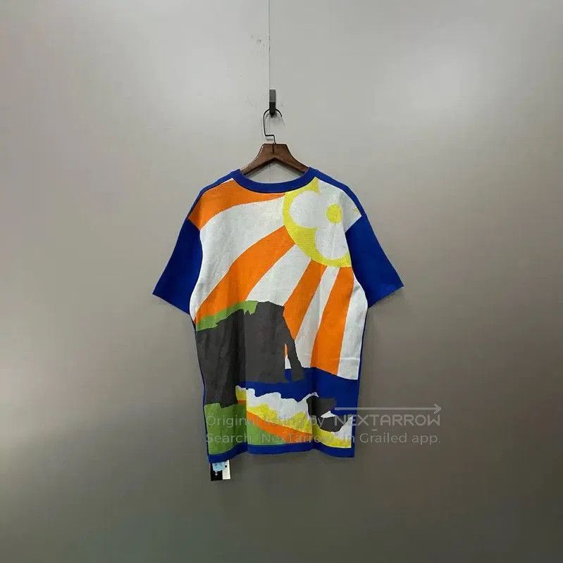 Louis Vuitton Louis Vuitton Summer Blue Cotton Men’s T-Shirt . Size US M / EU 48-50 / 2 - 2 Thumbnail