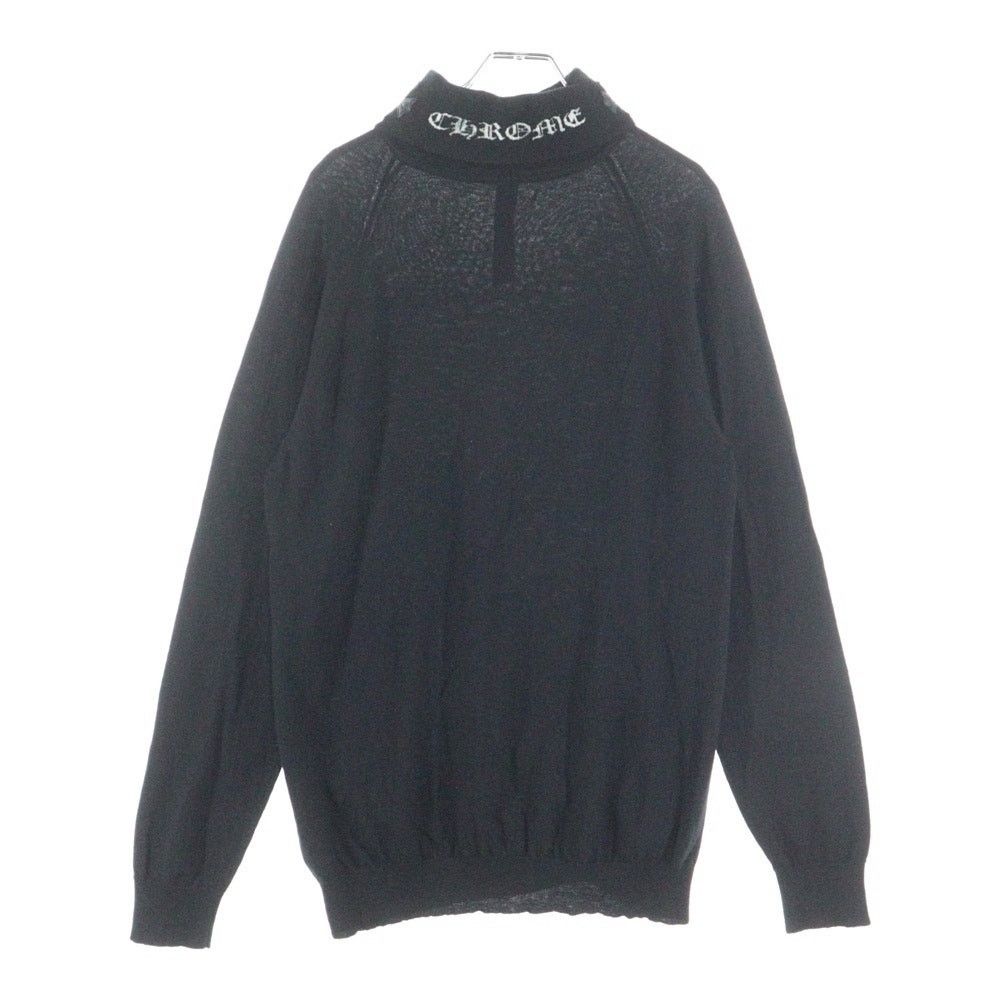 Chrome Hearts Chrome Hearts Y Not Black Cashmere Sweater Size US M / EU 48-50 / 2 - 1 Thumbnail