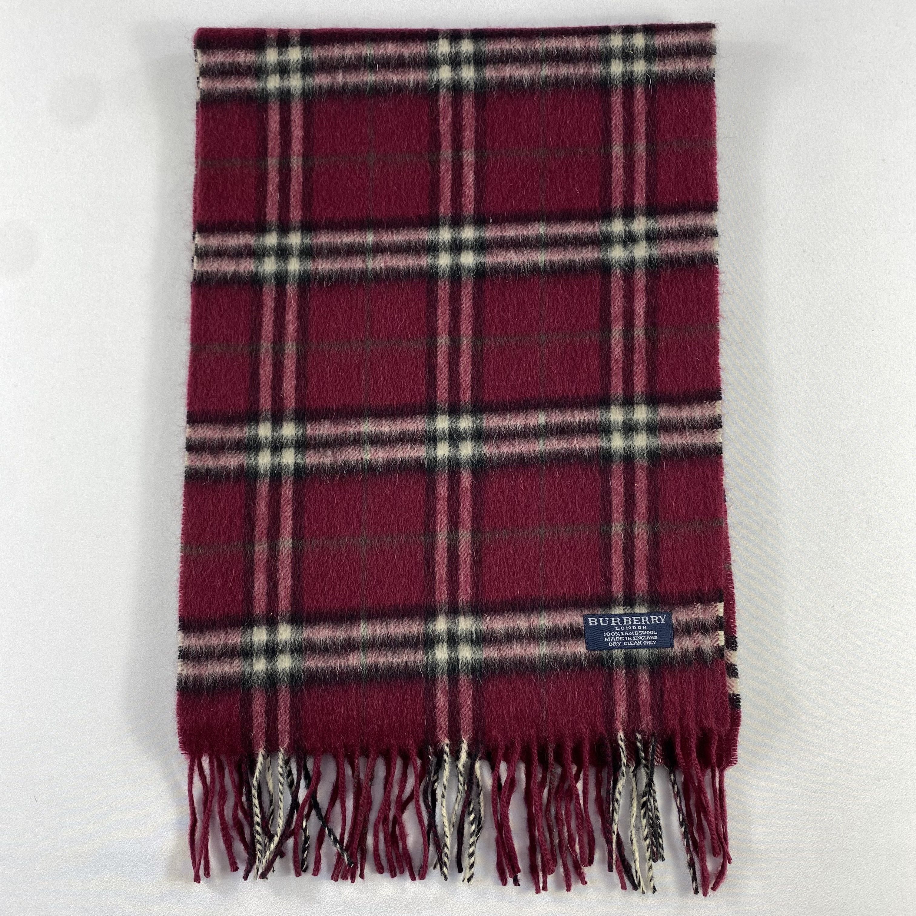 Burberry Burberry Checked Scarf Neck Wrap Wool Muffler Size ONE SIZE - 2 Thumbnail