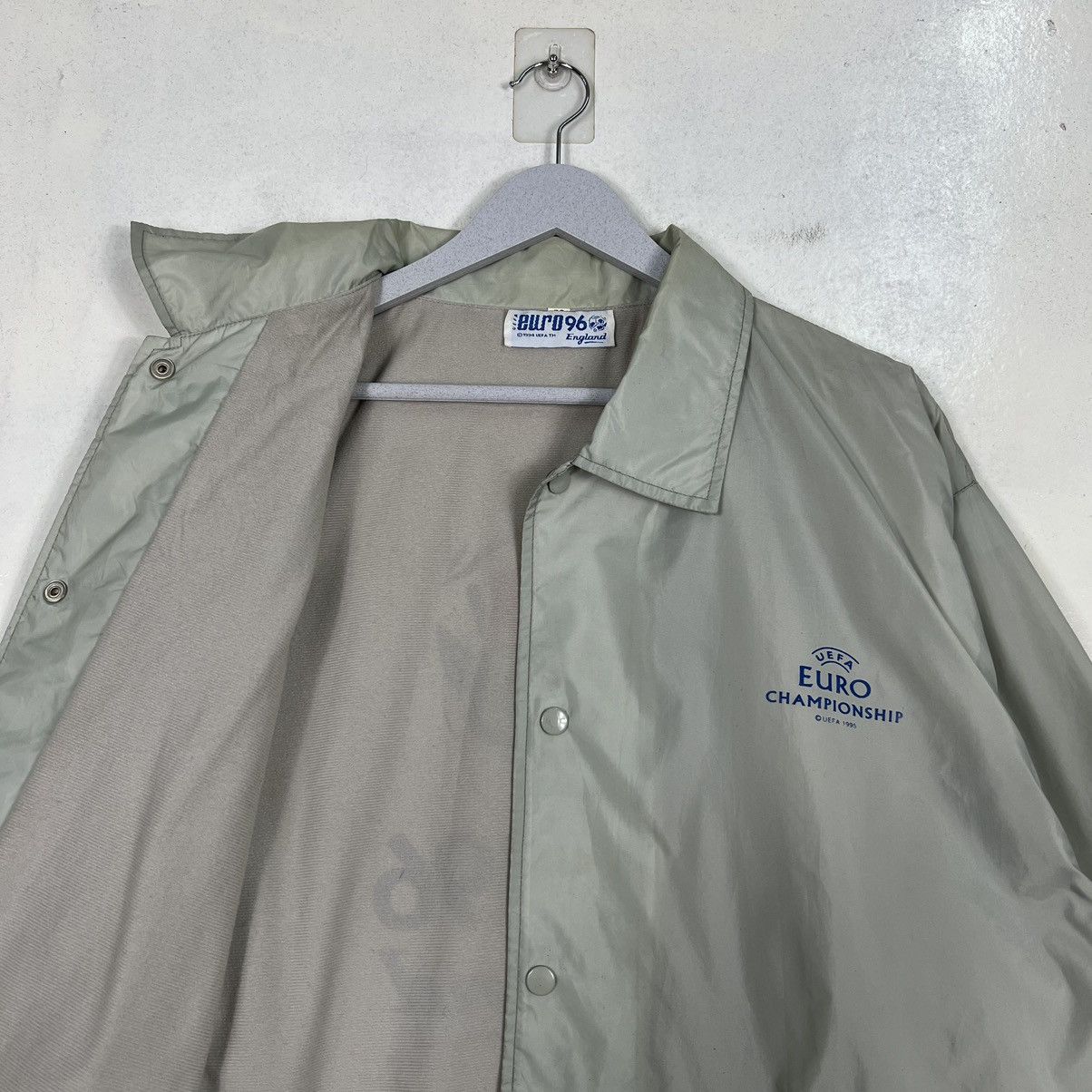Vintage 🔥 VINTAGE 1996 UEFA EURO ENGLAND COACH JACKET Size US M / EU 48-50 / 2 - 10 Thumbnail