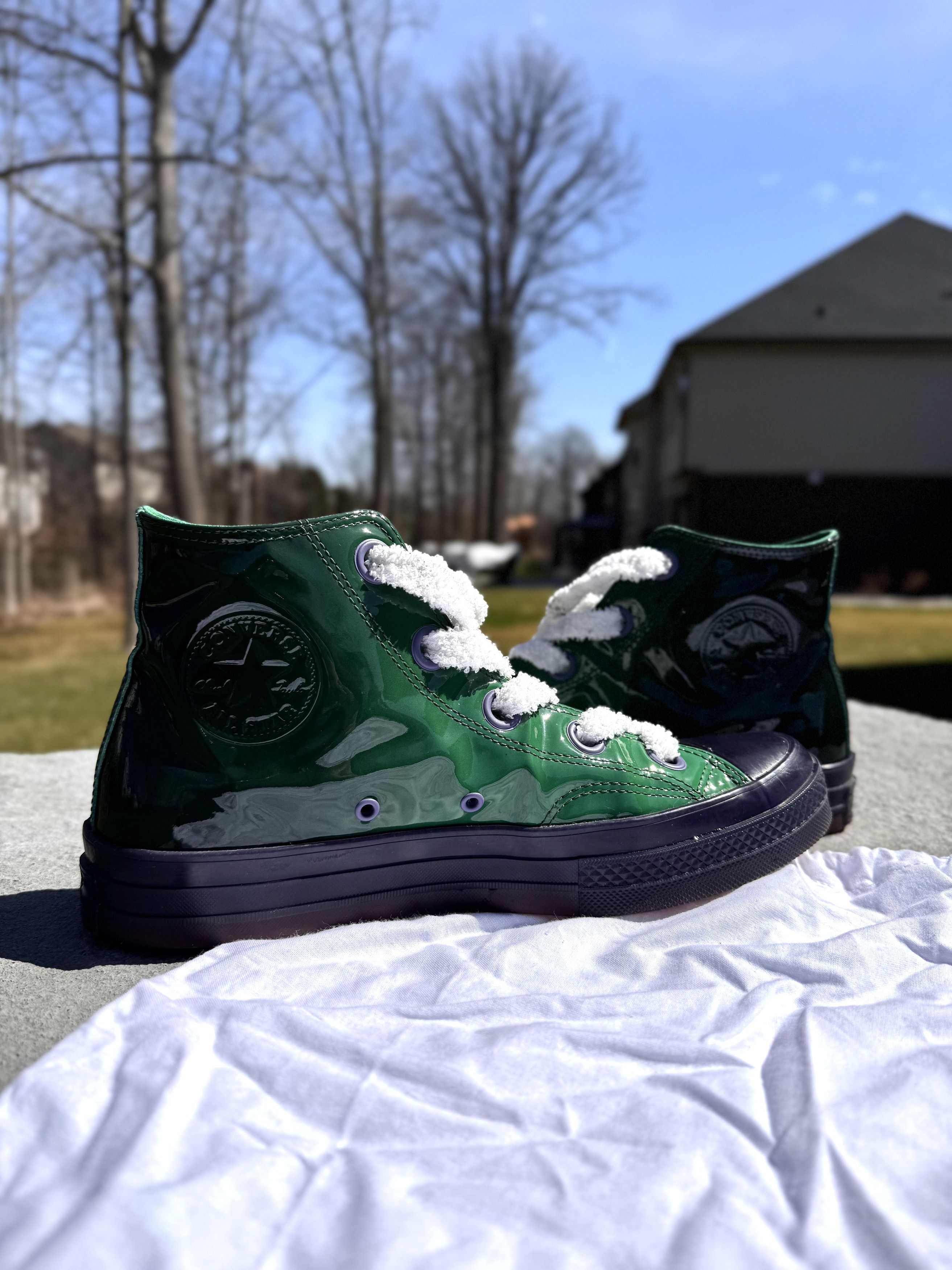 Converse × JW Anderson JW Anderson X Converse - Chuck 70 Hi Top 'Toy' Green Size US 11 / EU 44 - 4 Thumbnail