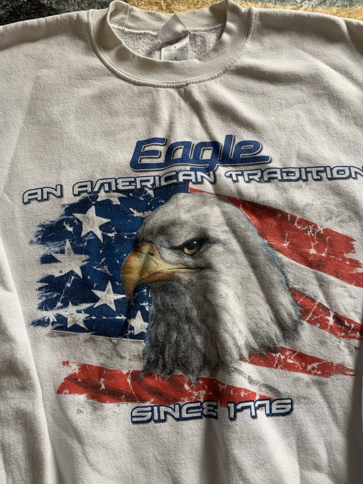 Vintage Eagle America Sweatshirt Size ONE SIZE - 2 Thumbnail