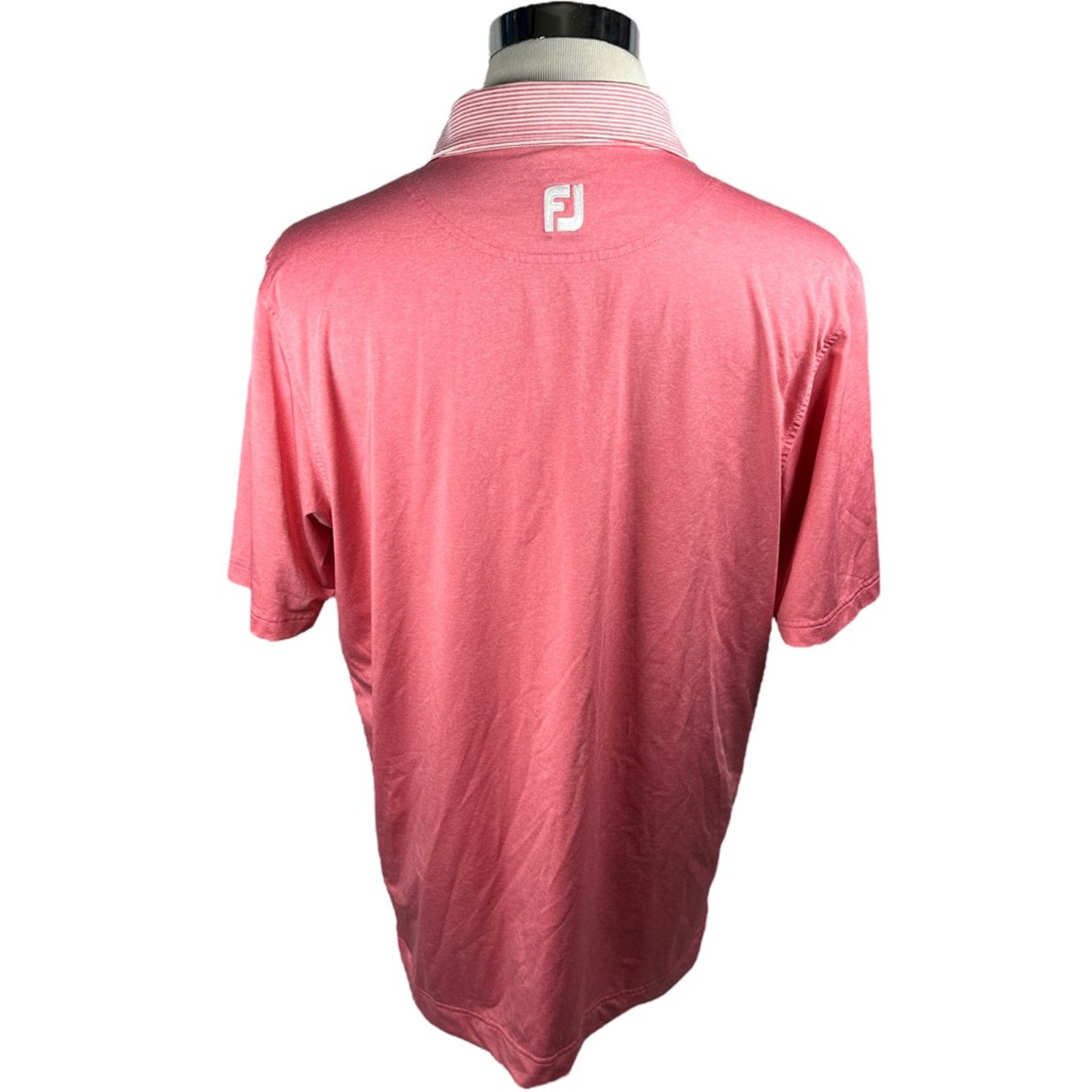 Footjoy Footjoy Polo Shirt Golf Pink Heathered Logo Collar Stretch L Size US L / EU 52-54 / 3 - 2 Thumbnail