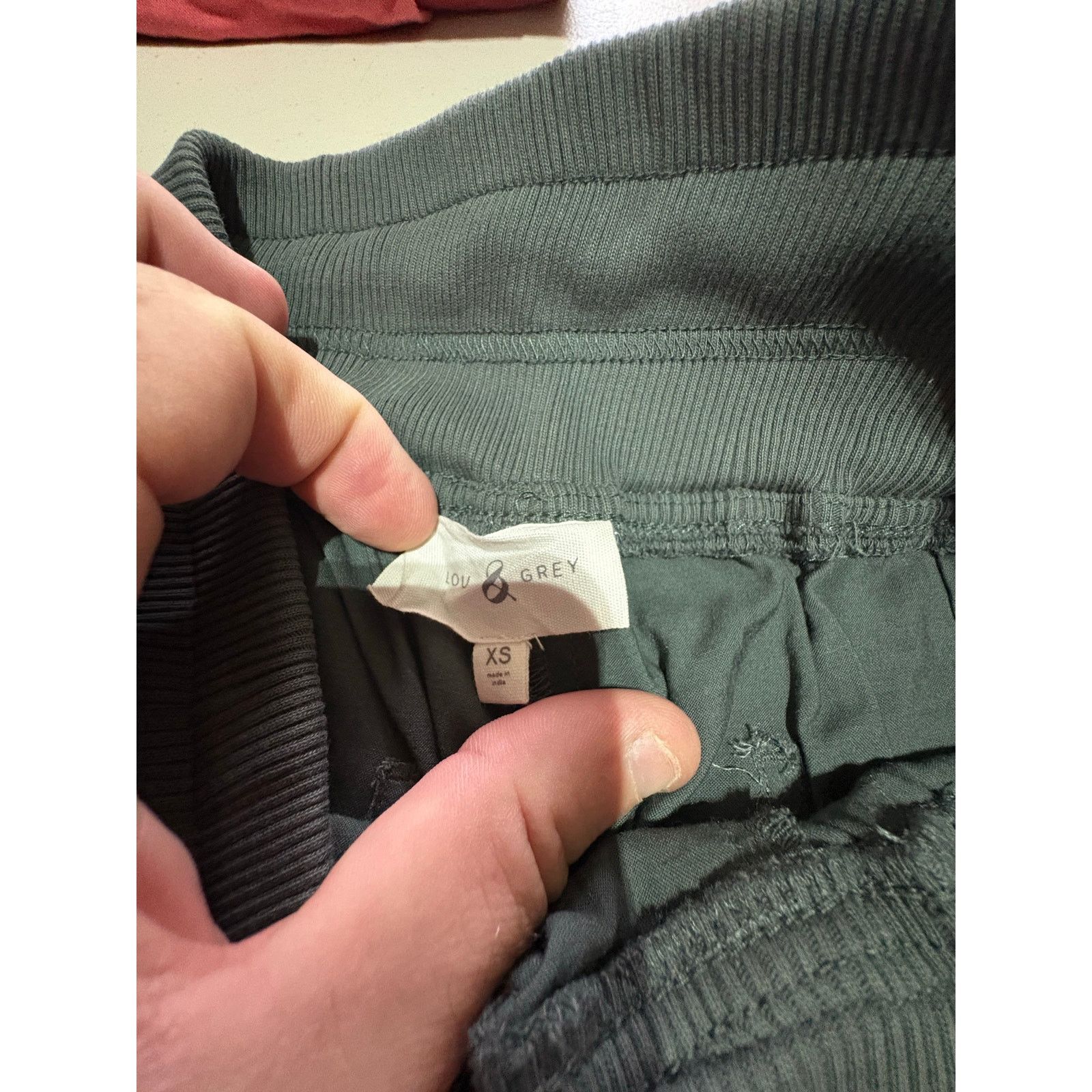 Lou & Grey Lou & Grey Women’s Green Jogger Pants XS Drawstring Elastic Size 26" / US 2 / IT 38 - 4 Thumbnail