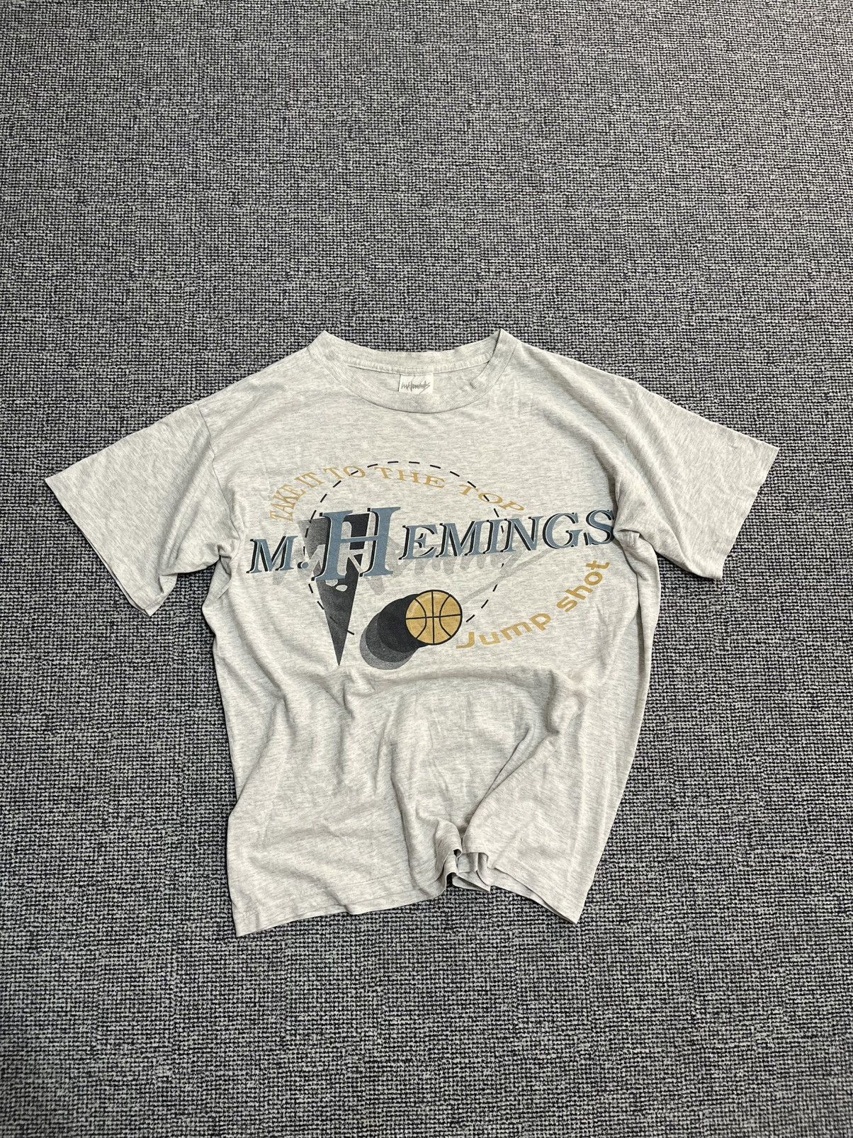 NBA Vintage M.Hemings Nba Shirt all single stich micheal jordan Size US M / EU 48-50 / 2 - 1 Thumbnail