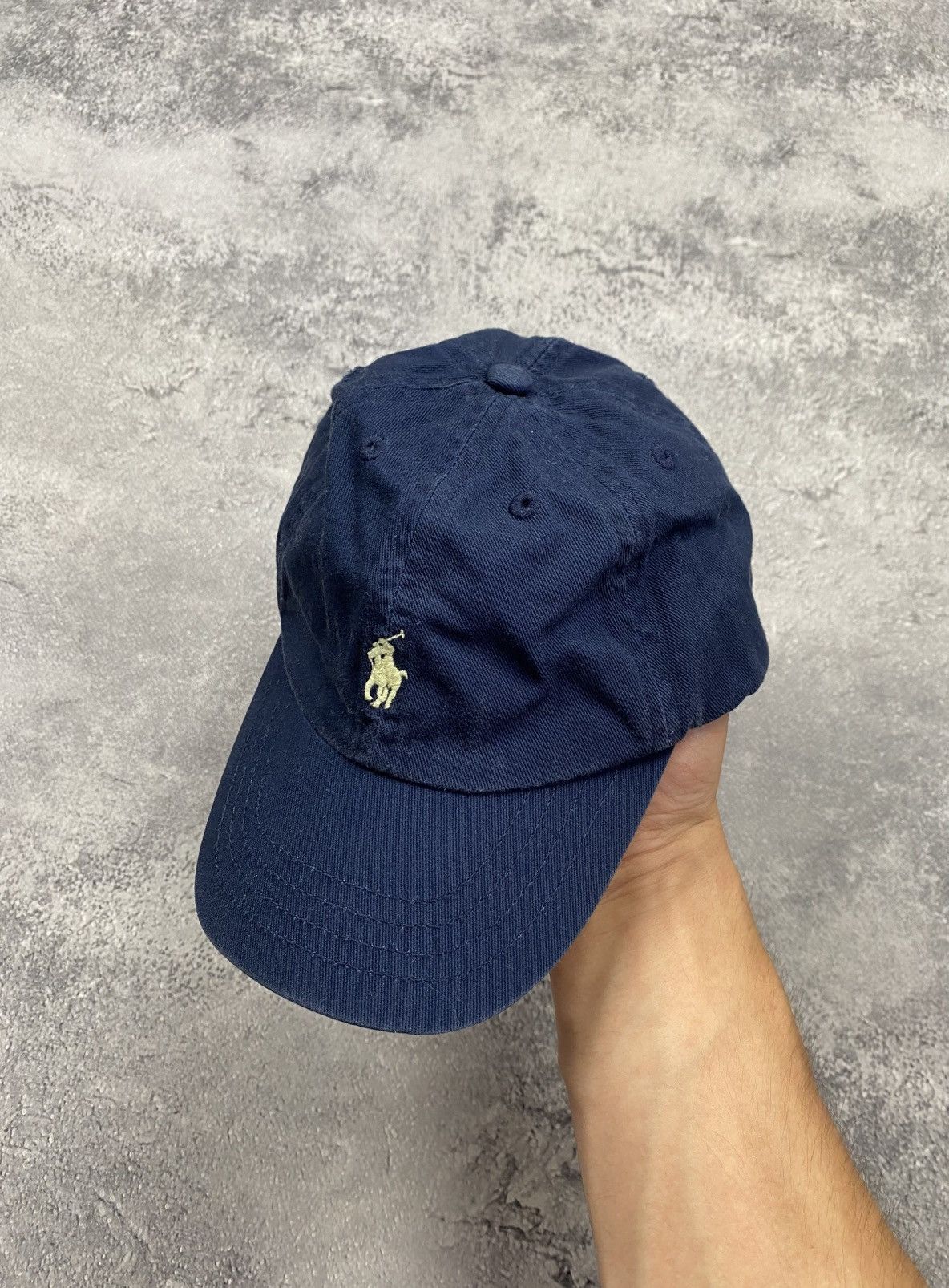 Polo Ralph Lauren Vintage Polo Ralph Lauren Cap Y2K Centre Logo Pony Blue Hat Size ONE SIZE - 2 Thumbnail