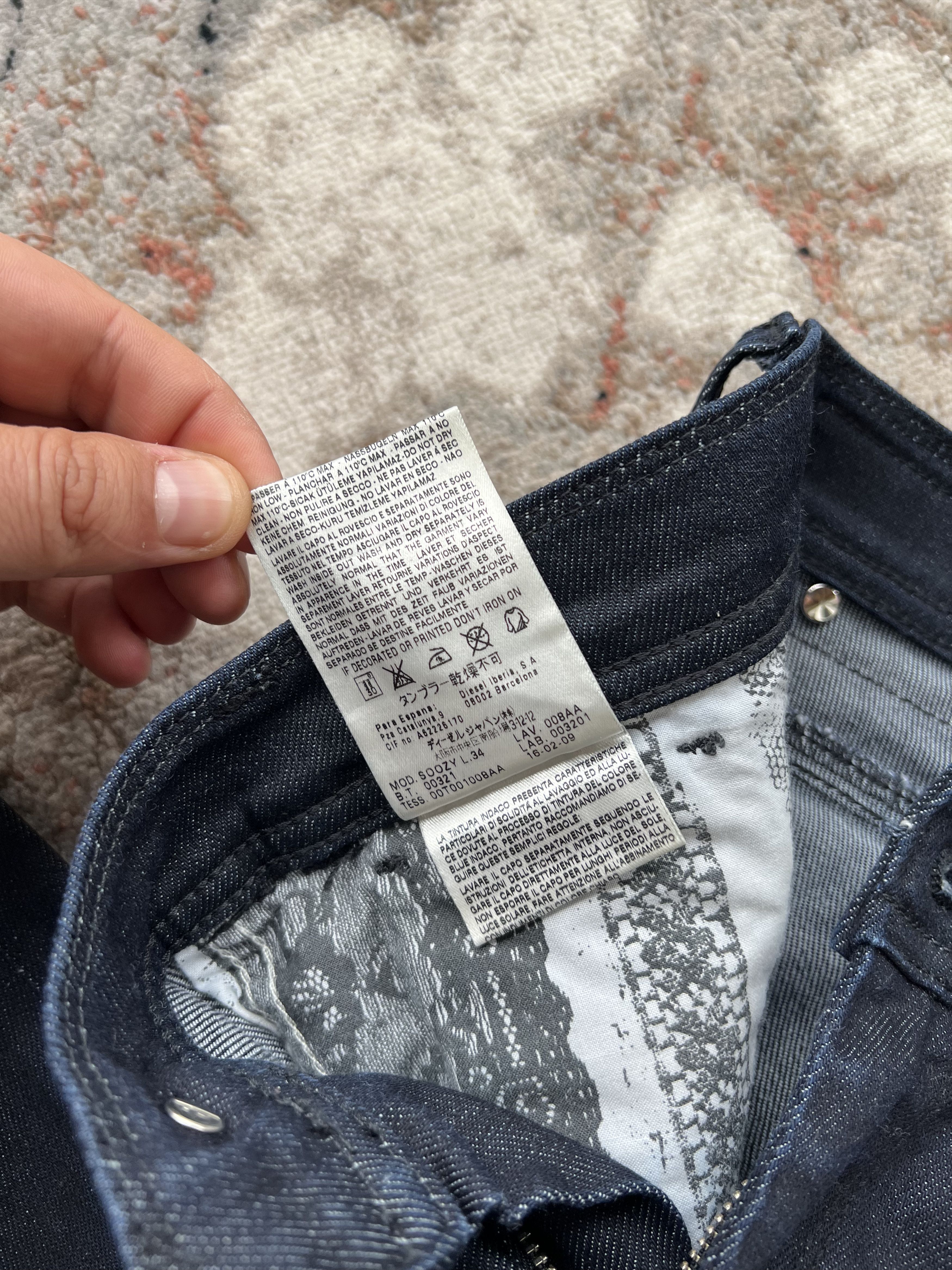 Diesel Diesel Soozy Jeans Size 29" - 8 Thumbnail