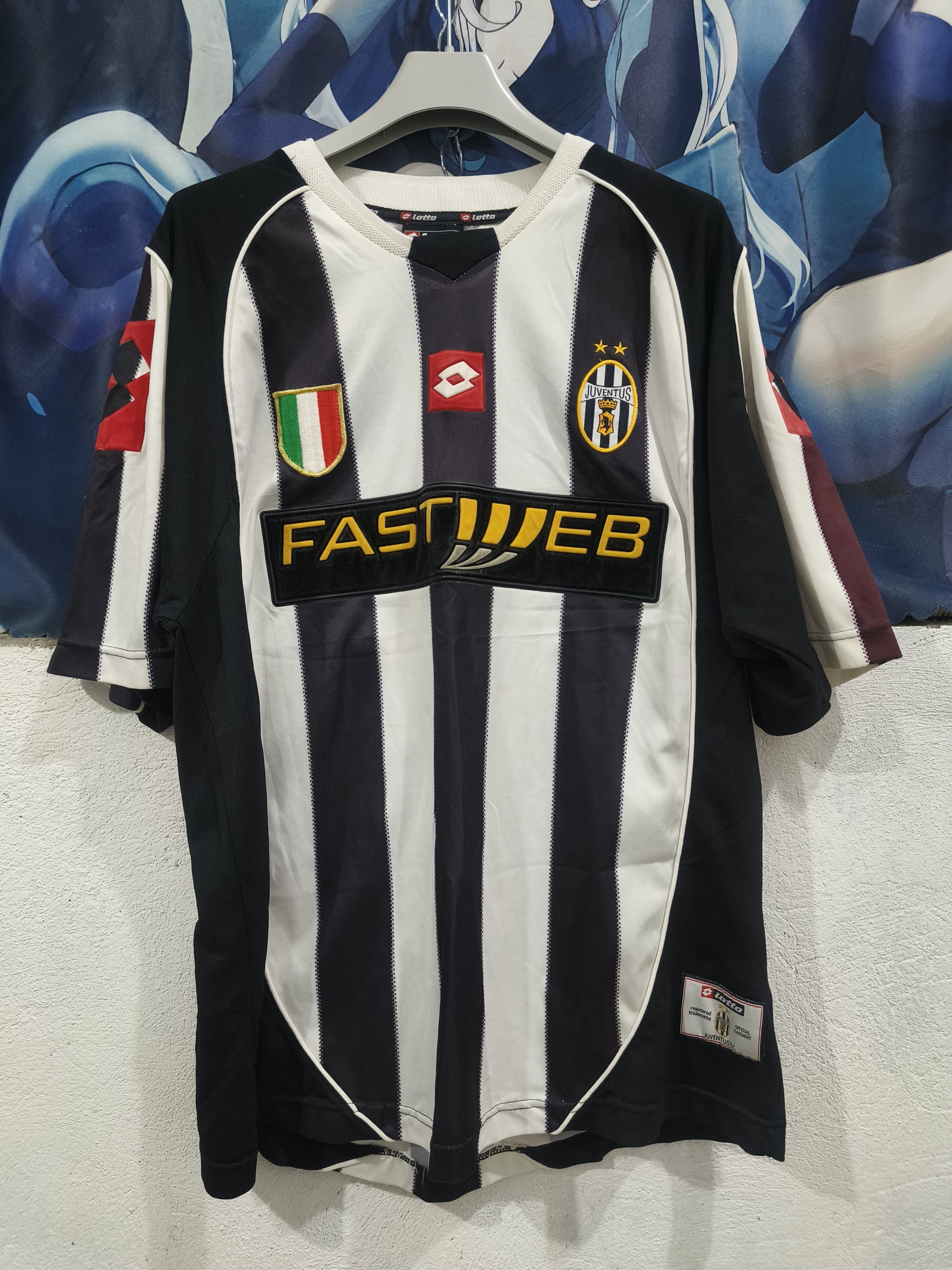 Vintage Juventus New Vintage Soccer Jersey lotto fastweb | Grailed