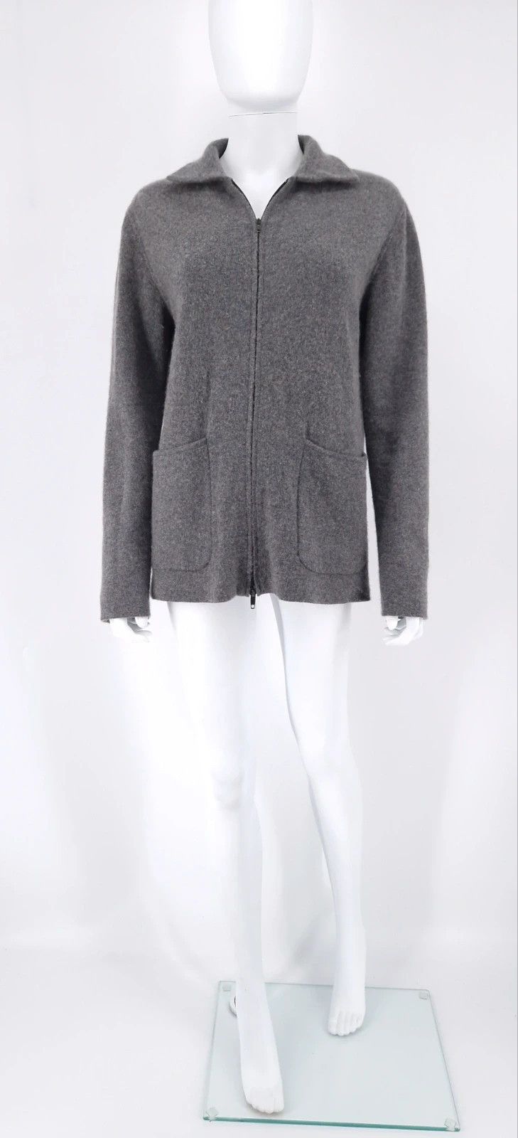 Loro Piana Loro Piana Cashmere Full Double Zip Knit Size L / US 10 / IT 46 - 2 Thumbnail