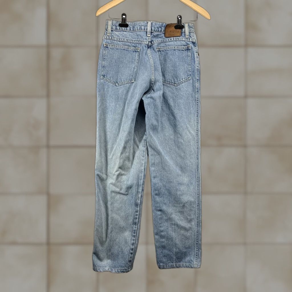 Vintage VINTAGE SCHAEFER Jeans Ranch Hand Dungaree WOMEN’s 6 28x28 Denim Blue 90s Grunge USA Straight Jeans Womens Size 28" / US 6 / IT 42 - 1 Thumbnail