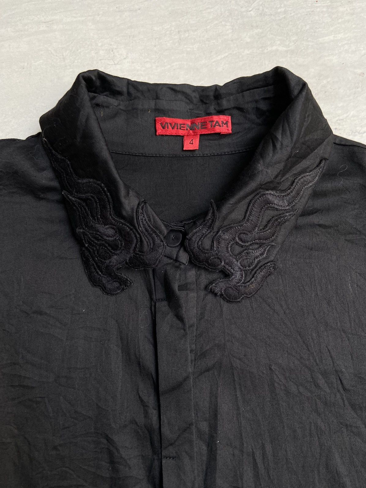 Vivienne Tam VIVIENNE TAM Black Shirt Size XS / US 0-2 / IT 36-38 - 10 Thumbnail