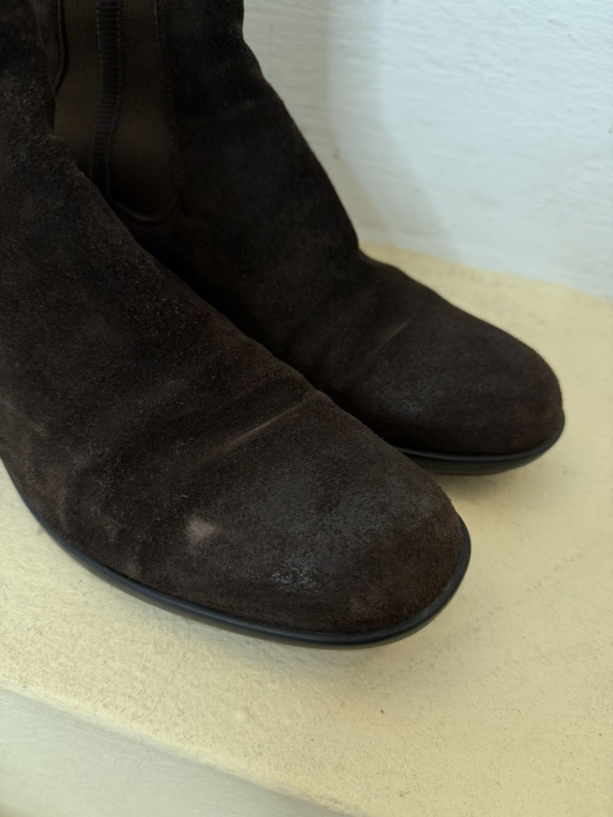 Prada Vintage Prada Suede/Leather Chelsea Boots Woman‘s Size 38 Size US 8 / IT 38 - 8 Thumbnail
