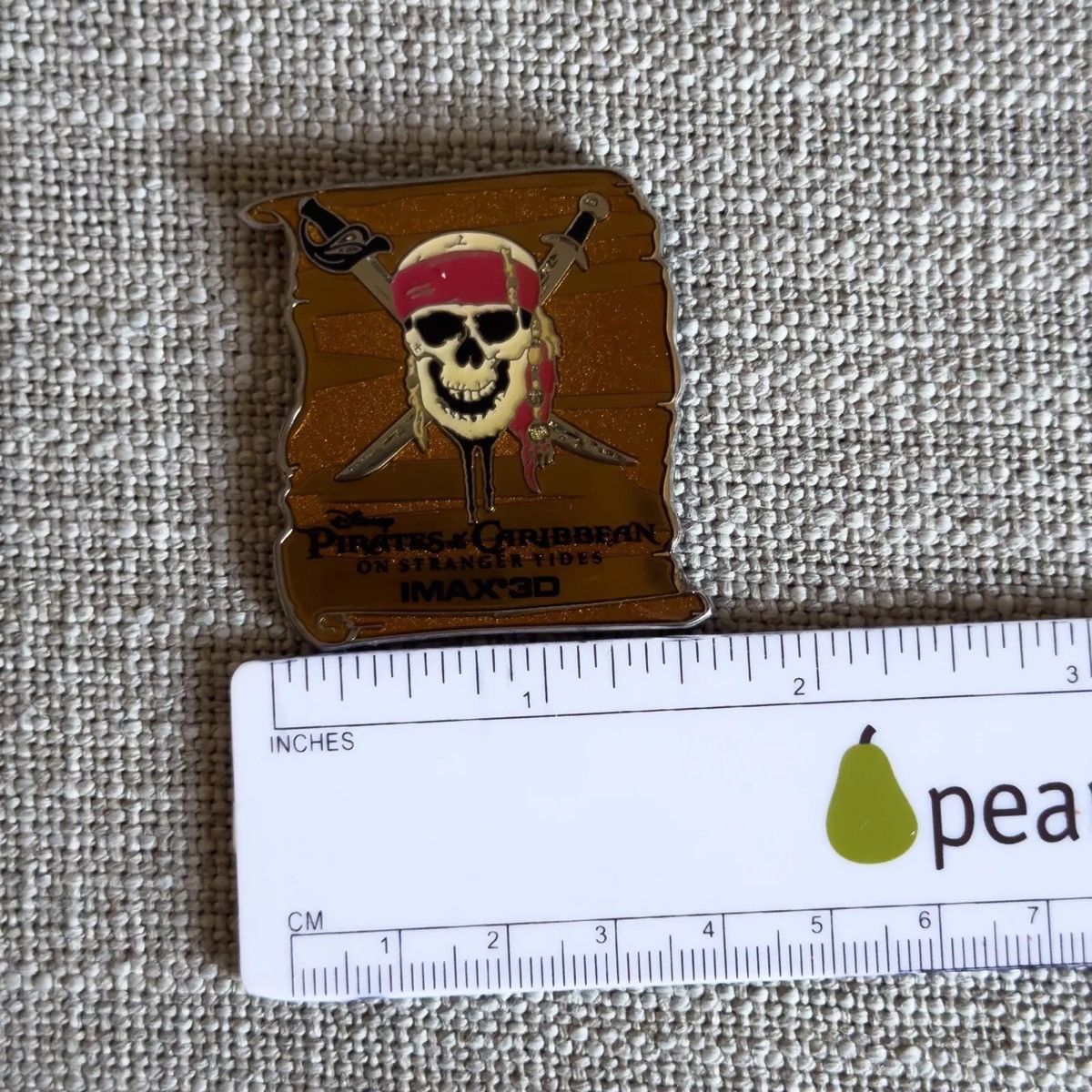 Disney 2011 Pirates of the Carribean On Stanger Tides IMAX 3D Pin Size ONE SIZE - 5 Thumbnail