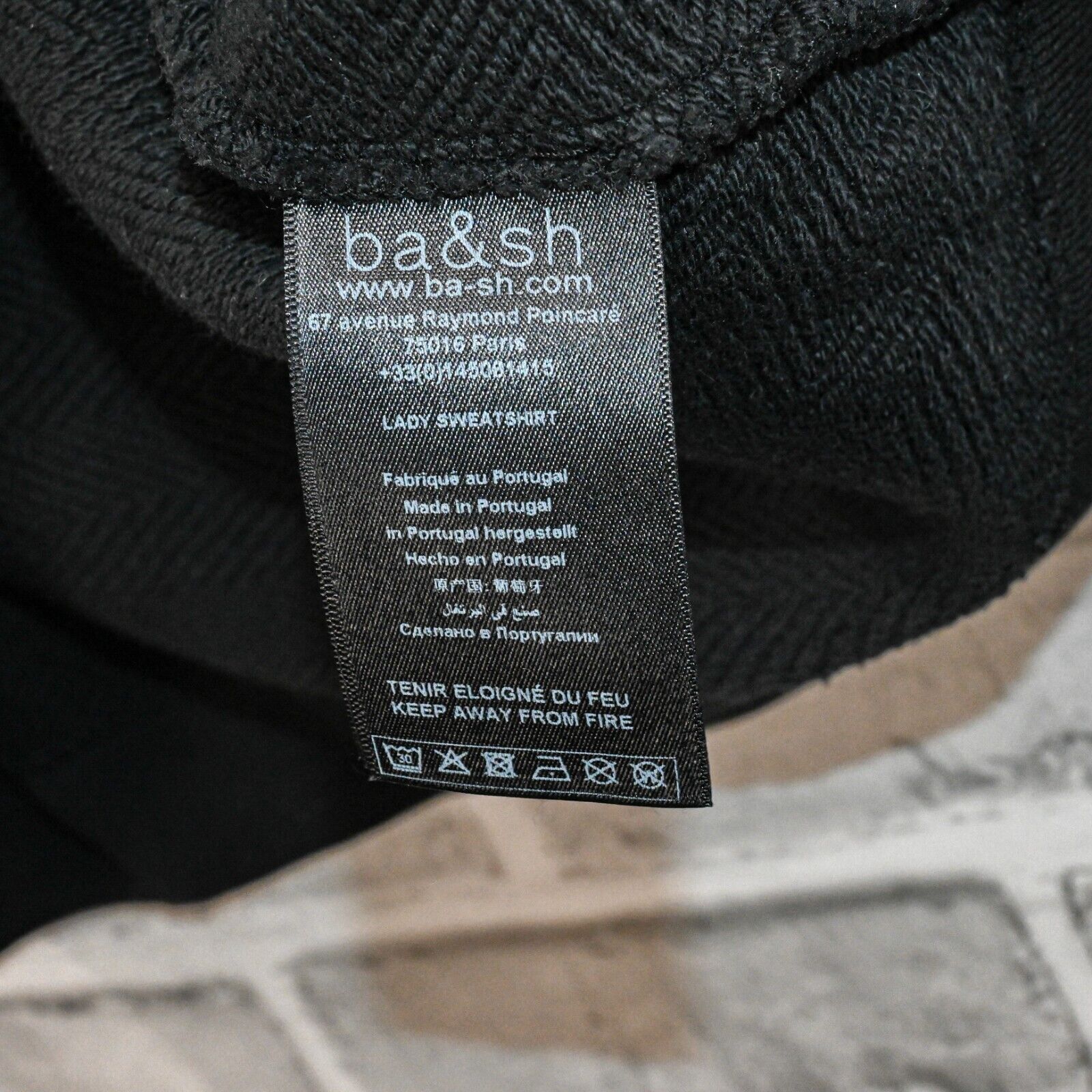 ba&sh BA&SH BASH Women's zip mock neck pullover Lady sweatshirt Size XS / US 0-2 / IT 36-38 - 7 Thumbnail