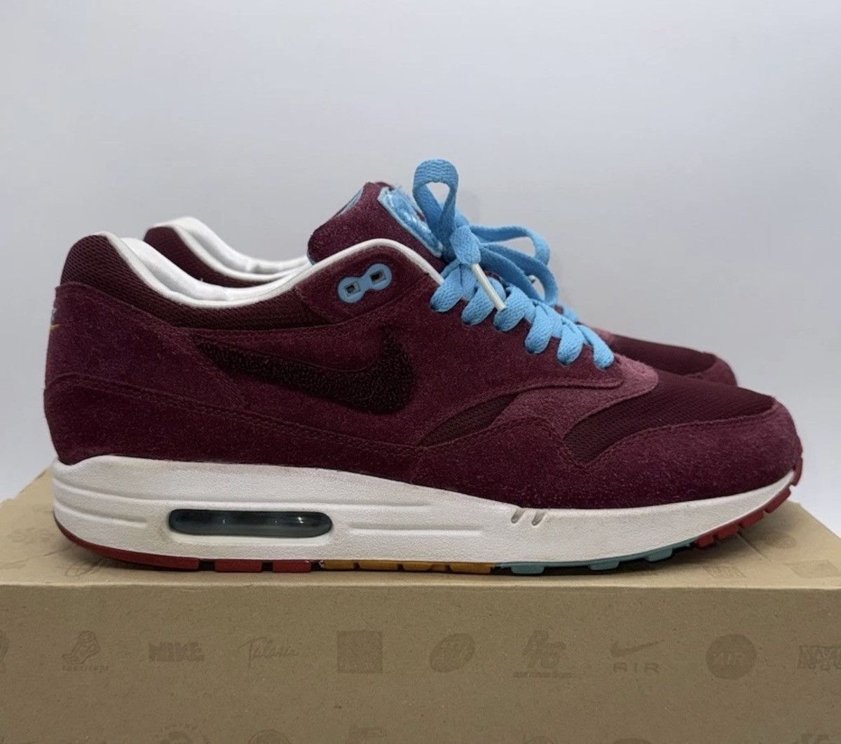 Nike × Parra Nike Air Max 1 Premium Patta x Parra Cherrywood SZ 10.5 US Size US 10.5 / EU 43-44 - 3 Thumbnail