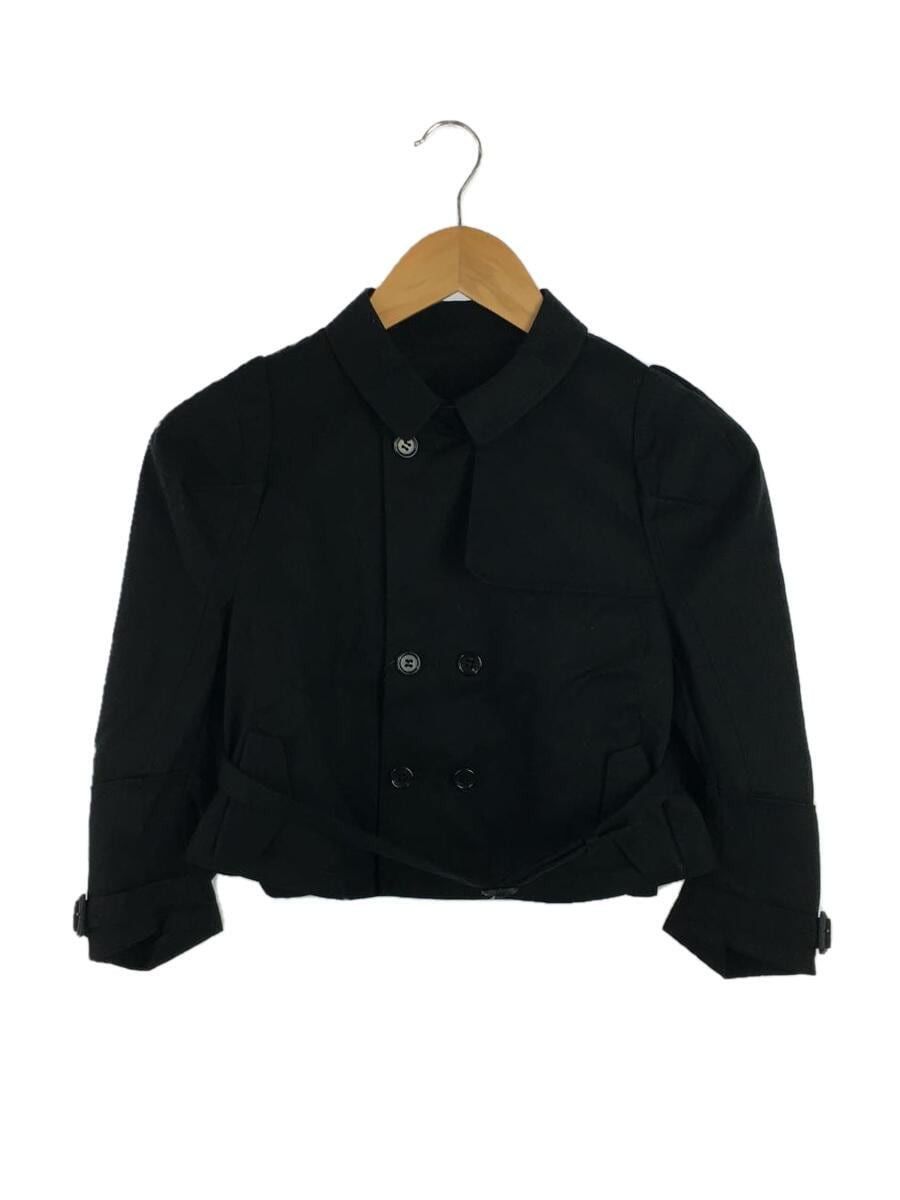 image of Undercover Ss15 Cropped Jacket in Black, Women's (Size Small)