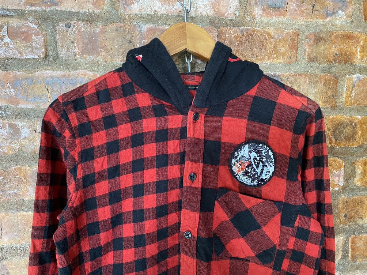 Japanese Brand Stud Muffin Japan Skull shadow flannel smile hoodie Size US M / EU 48-50 / 2 - 4 Thumbnail