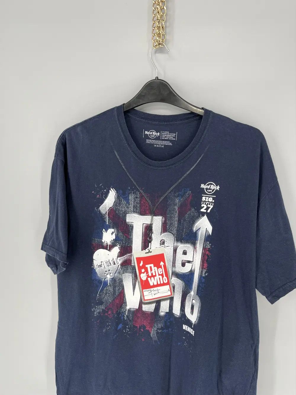 Band Tees The Who T-shirt band tee vintage rock tee size XLarge blue Size US XL / EU 56 / 4 - 4 Thumbnail