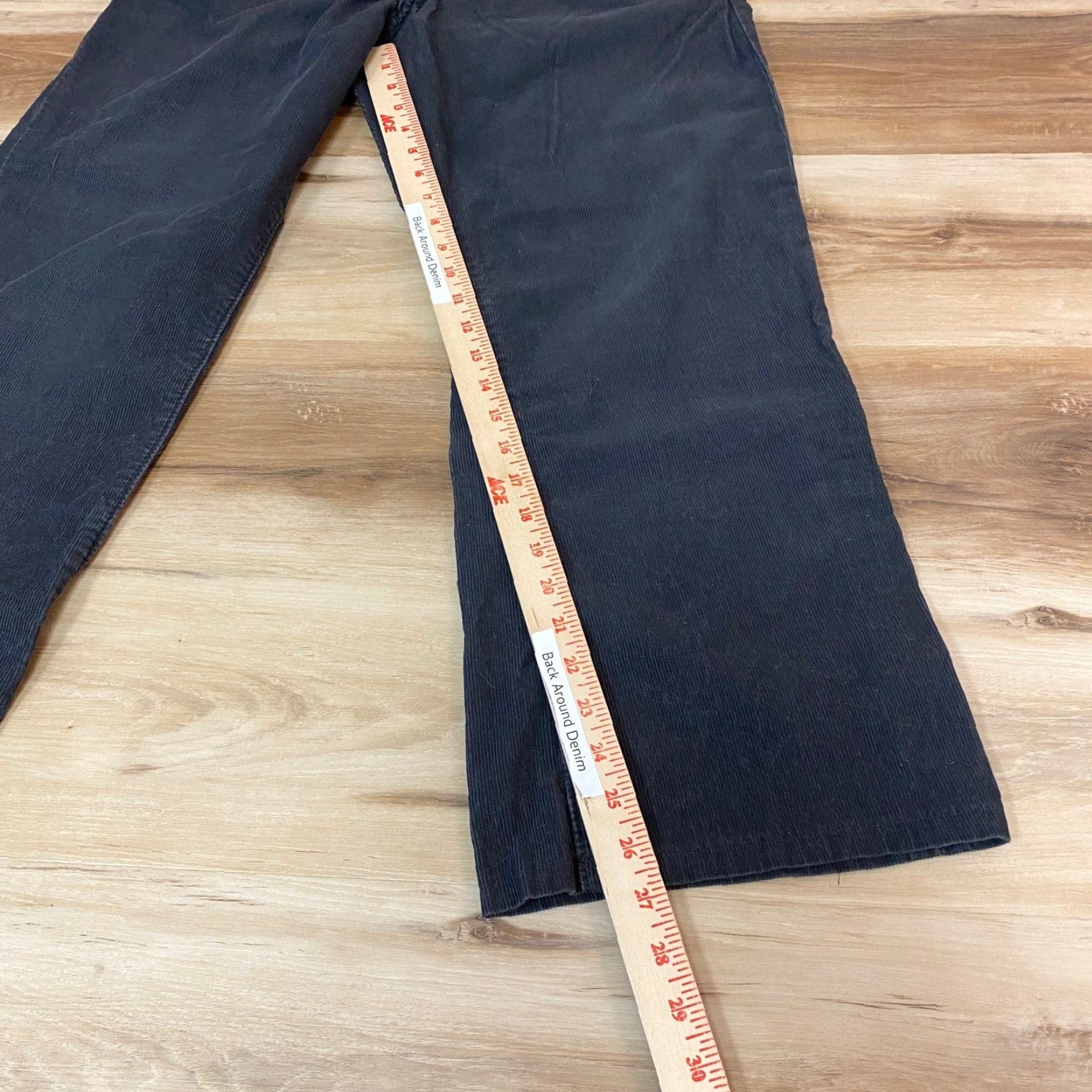 Banana Republic Banana Republic Boot Cut Corduroy Pants Mens 35x30 Gray Cotton Casual Boots? Size US 35 - 6 Thumbnail