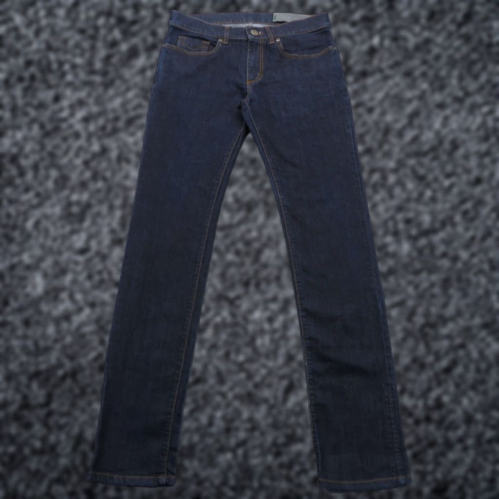 Vintage Dirk Bikkembergs Jeans Mens Slim Fit 30 Dark Wash Denim 5-Pocket 30x32 Casual Straight Jeans Size US 30 / EU 46 - 1 Thumbnail