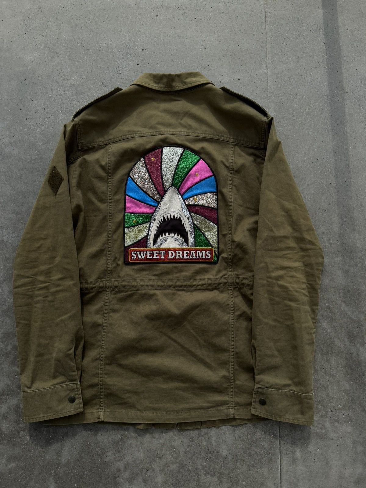 Hedi Slimane × Saint Laurent Paris × Yves Saint Laurent HEDI SLIMANE Saint Laurent sweet dreams SLP Military Jacket Size US L / EU 52-54 / 3 - 2 Thumbnail