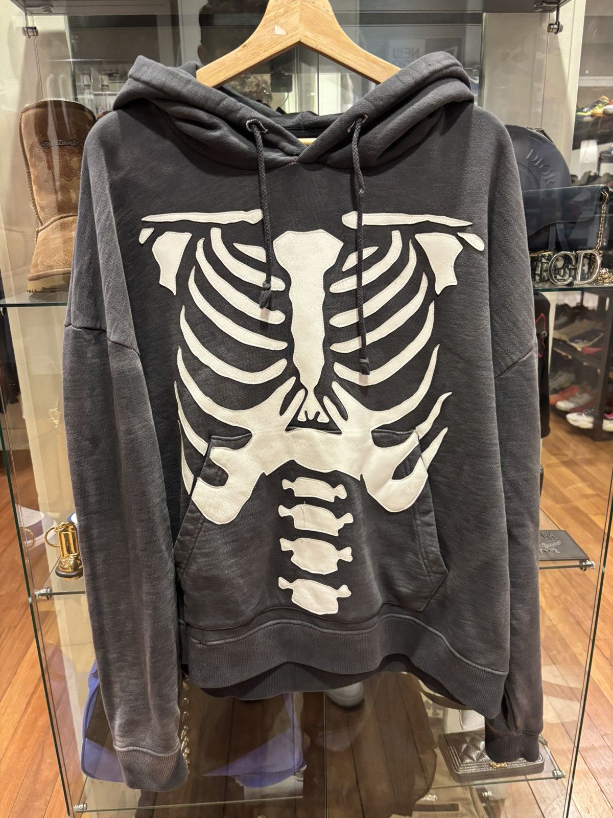 Other Fraction LA Ribcage Patch Hooded Sweatshirt Size US M / EU 48-50 / 2 - 1 Thumbnail