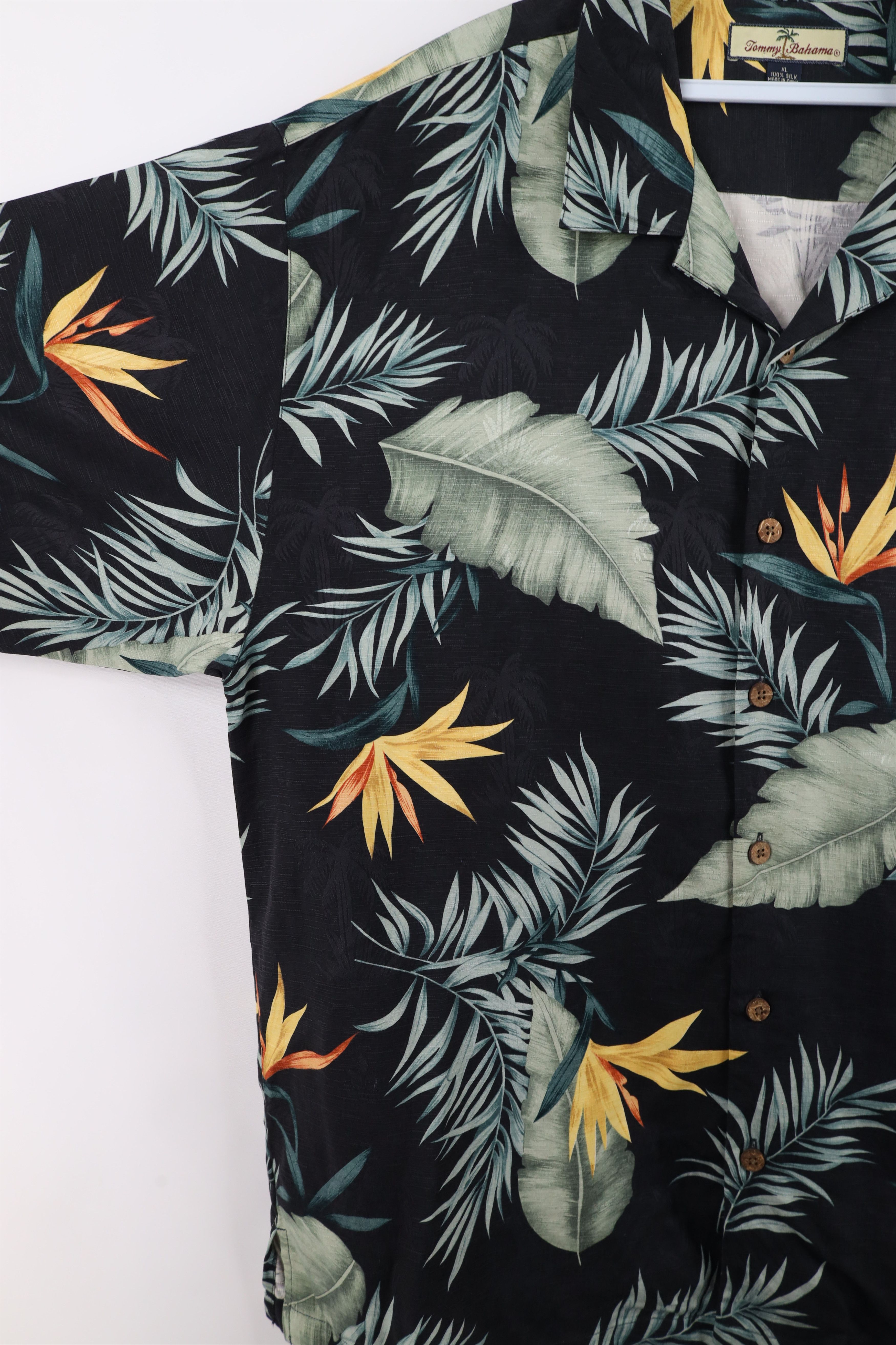 Tommy Bahama × Vintage Vintage 90s Tommy Bahama Looped Collar Hawaiian Button Shirt Size US XL / EU 56 / 4 - 6 Thumbnail