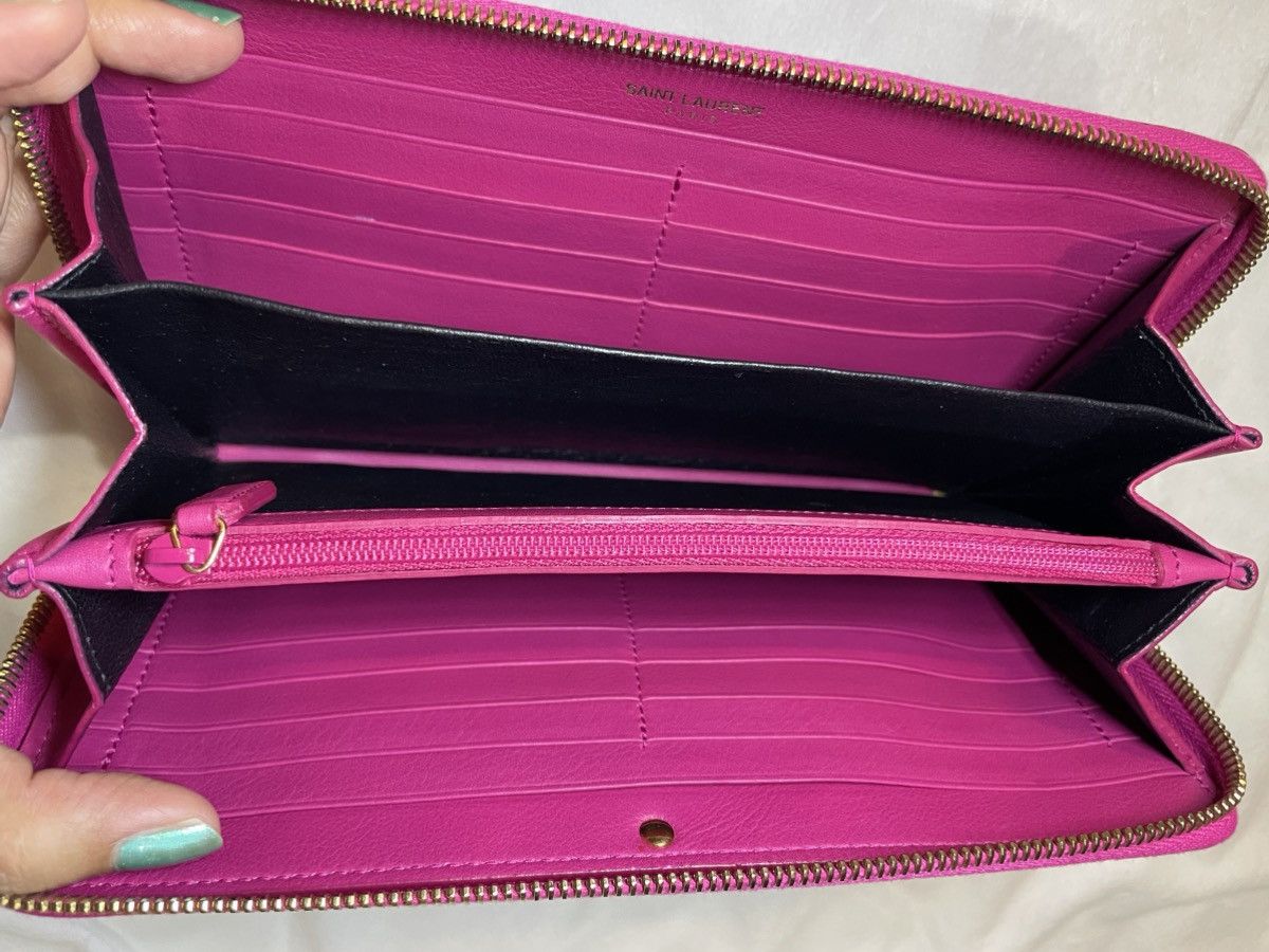 Saint Laurent Paris Saint Laurent Y Line Zippy Long Wallet Size ONE SIZE - 9 Thumbnail
