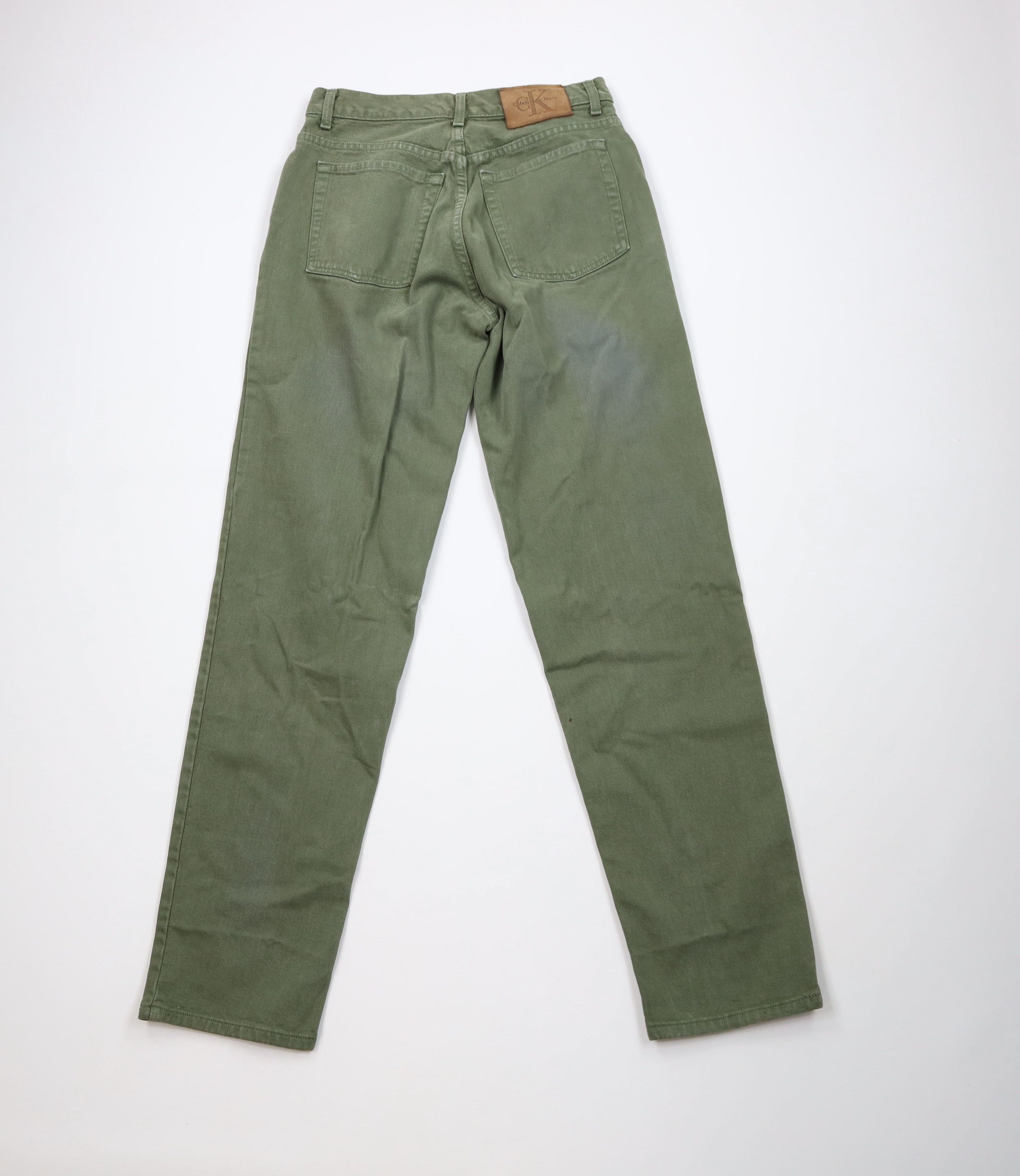 Calvin Klein Vintage 90s Calvin Klein Fit Tapered Leg Jeans Green USA Size US 30 / EU 46 - 12 Thumbnail