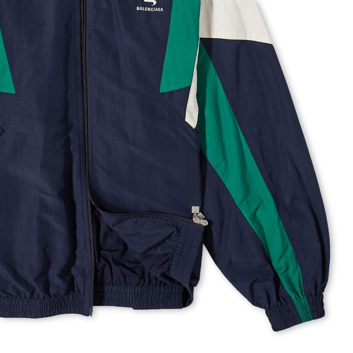 Balenciaga 🔥$2.9K VALUE🔥 Sporty B Nylon Logo Track Jacket Size US S / EU 44-46 / 1 - 2 Thumbnail