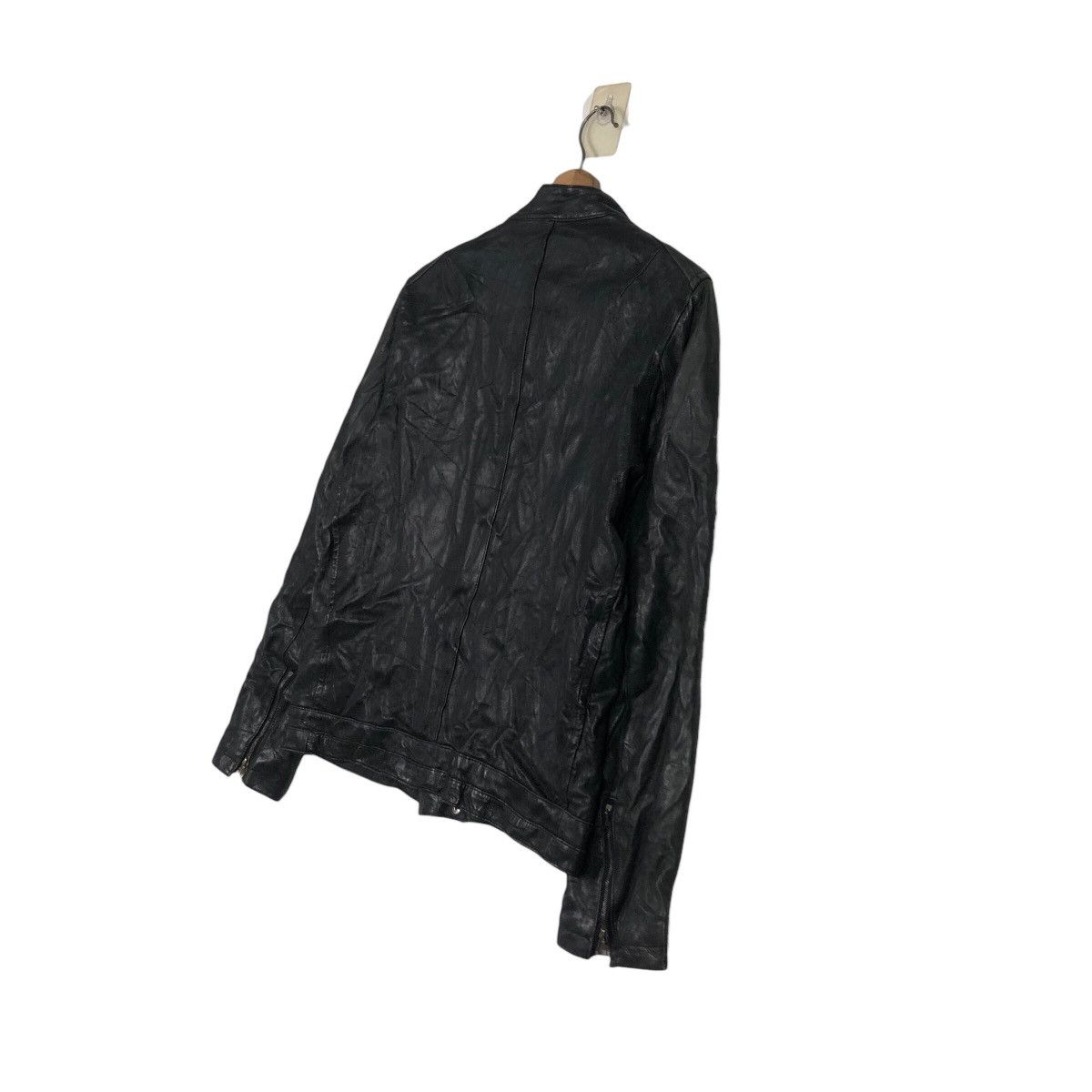 Japanese Brand 📌Rich Black Biker Leather Jacket Bondage Design Edition Size US M / EU 48-50 / 2 - 11 Thumbnail