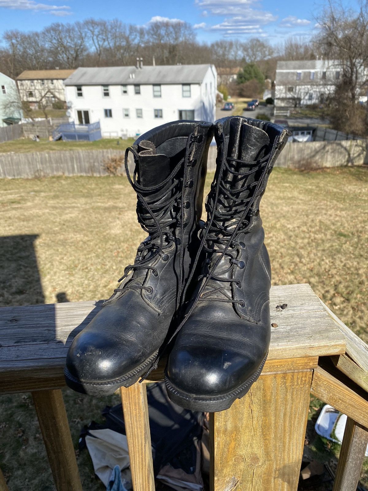 Combat Boots Military Vintage Beautiful pair of Ro search 1997 combat boots Grailed