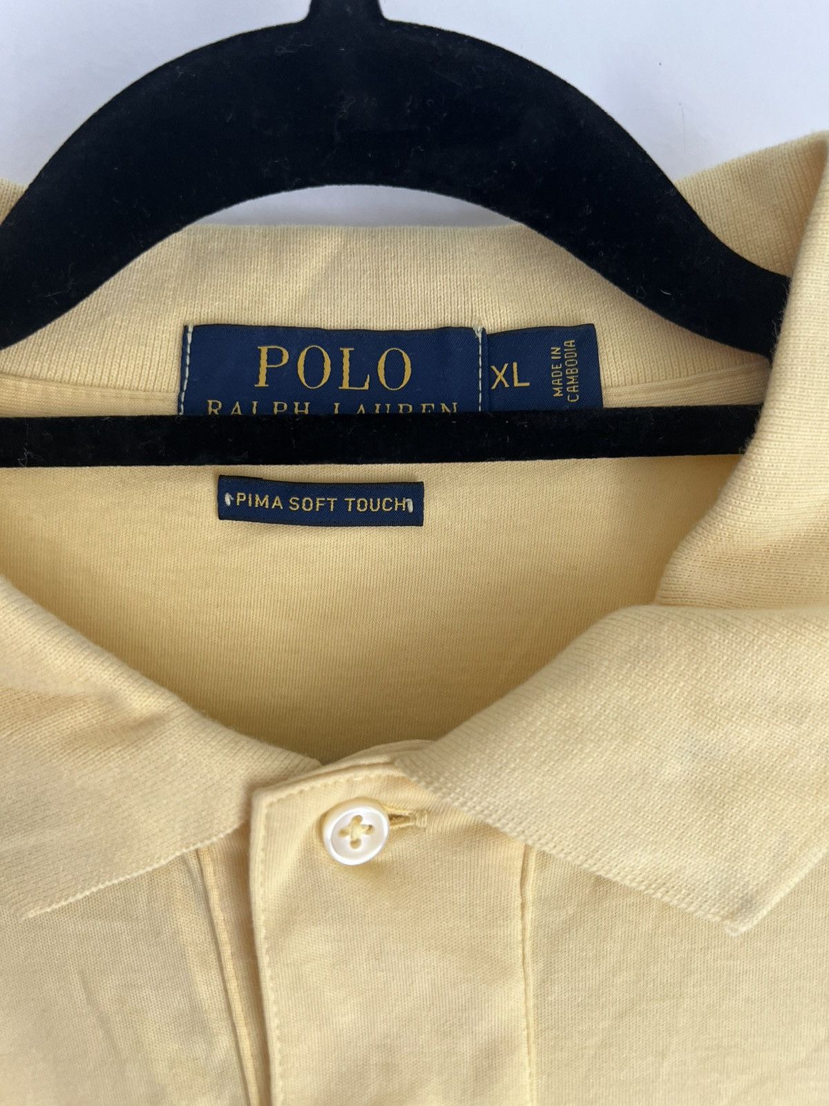 Polo Ralph Lauren Ralph lauren polo shirt XL soft yellow Size US XL / EU 56 / 4 - 2 Thumbnail