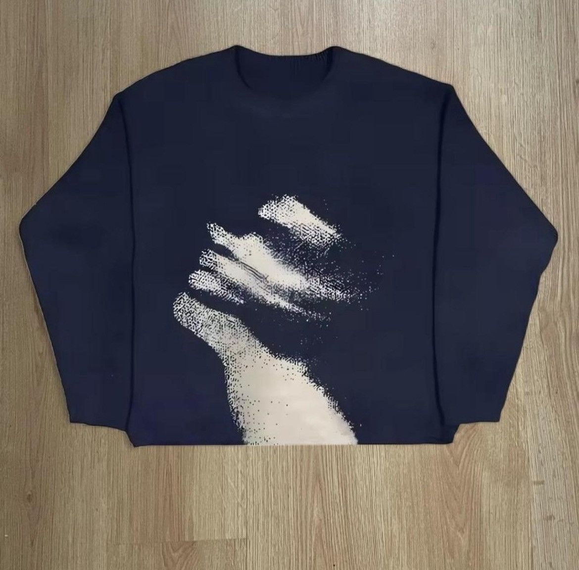 Other Y2k Black/Dark blue knit jumper Size US S / EU 44-46 / 1 - 1 Thumbnail