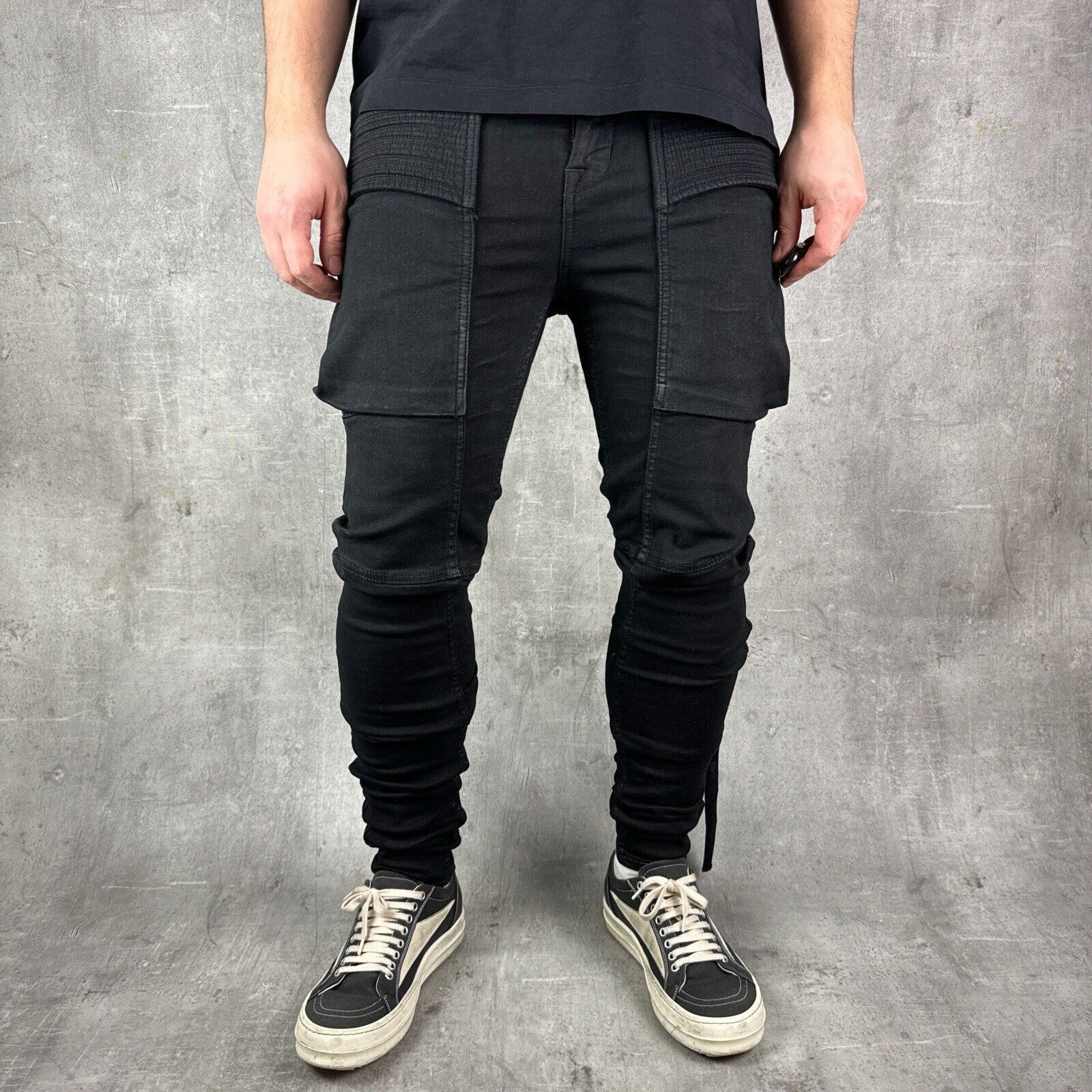 Rick Owens Waxed Creatch Denim | Grailed