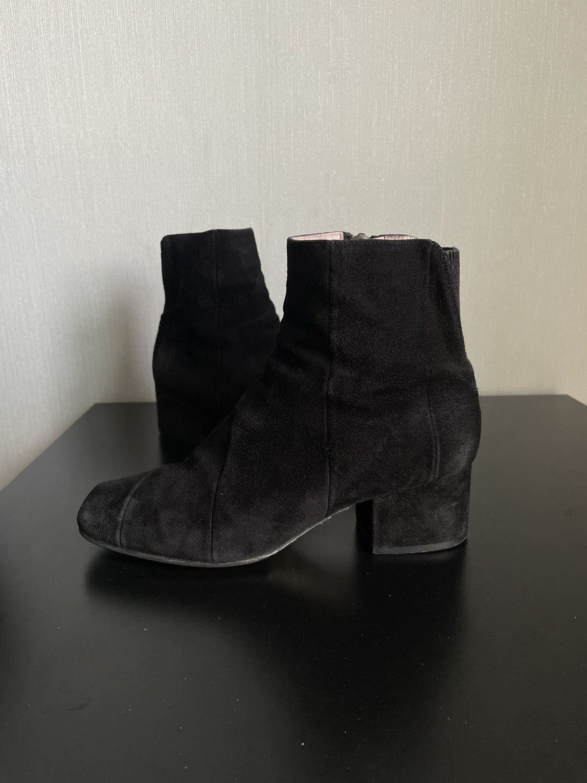 Acne Studios Archive Acne Studios Cyber Ankle Square Toe Boots Suede Hype Size US 8 / IT 38 - 18 Thumbnail
