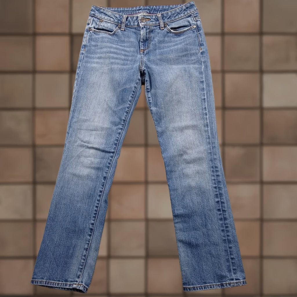 Talbots VINTAGE? No. Talbots Heritage Straight Leg Jeans Women Size 4 Blue Denim Stretch EUC Size 27" / US 4 / IT 40 - 1 Thumbnail