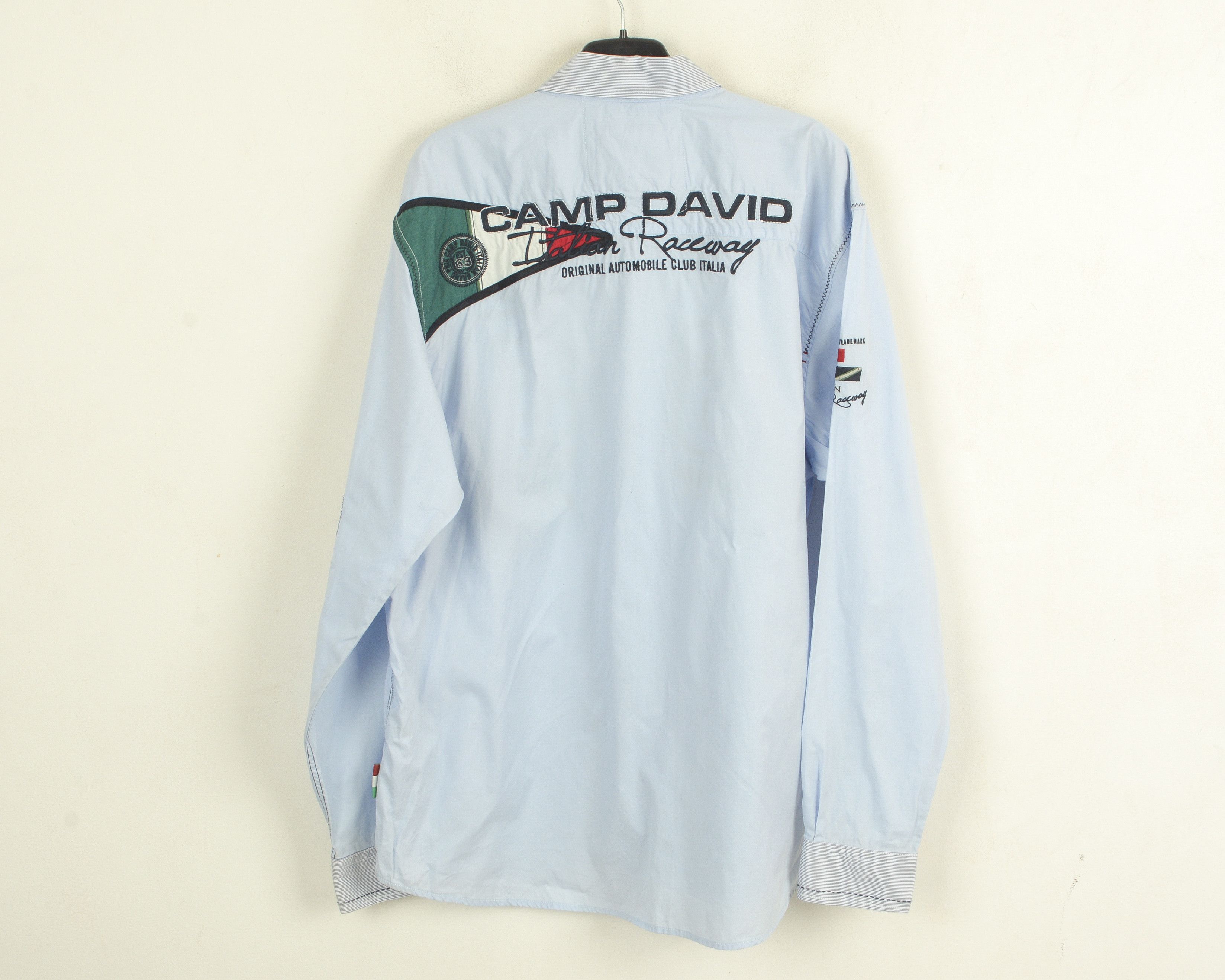 Camp David Shirt XL Button Up Embroided Formal Long Sleeve Casual Top Size US XL / EU 56 / 4 - 3 Thumbnail