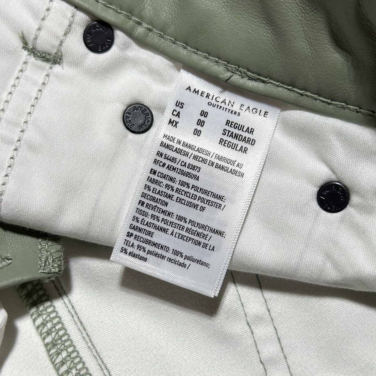 American Eagle Outfitters American Eagle Pants Vegan Leather High Rise Size 00 NEW Size 24" / US 00 / IT 34 - 10 Thumbnail