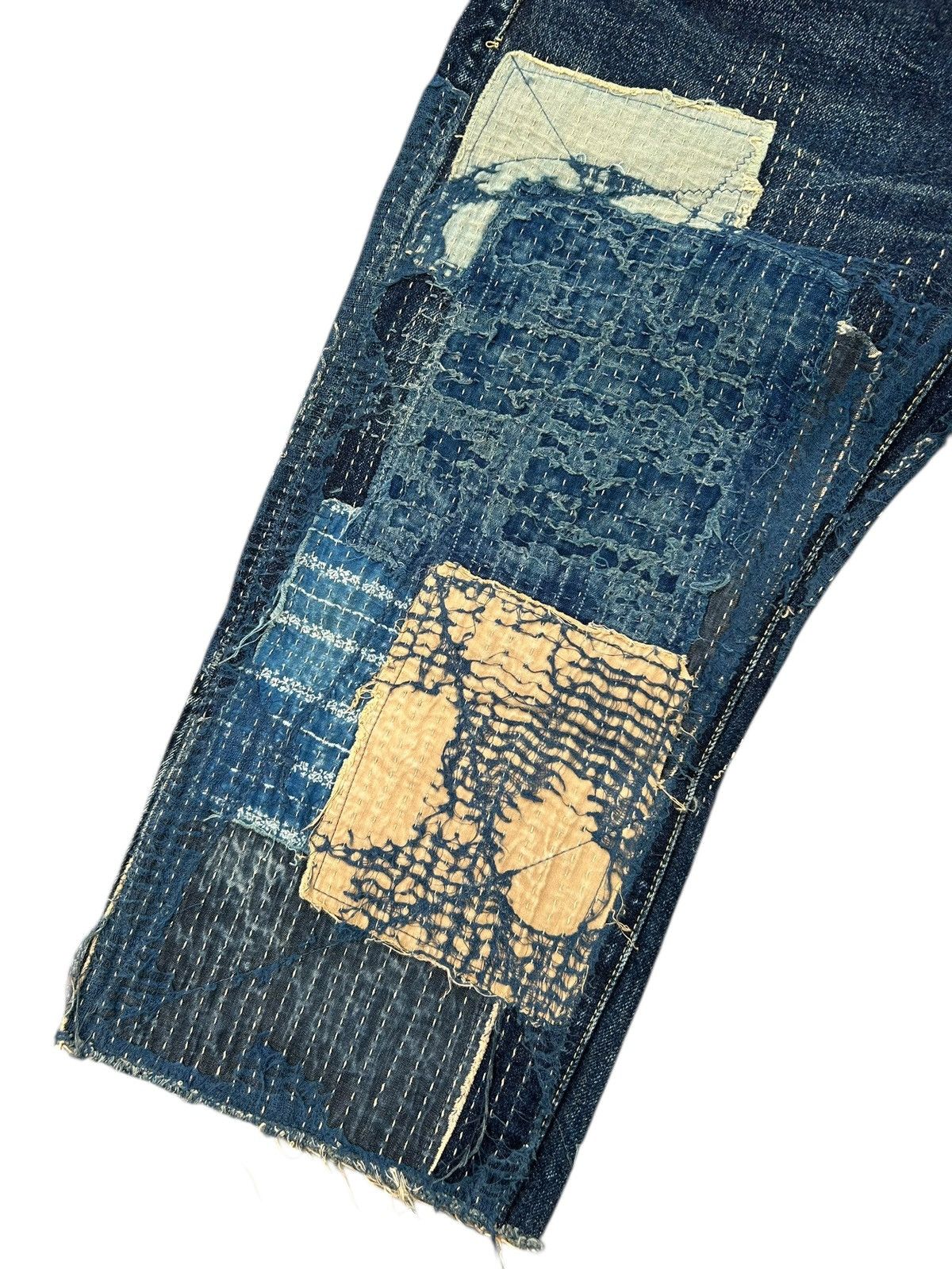 Kapital Kapital Kountry BORO Selvedge Denim Shorts (Kiro Hirata) Size US 31 - 8 Thumbnail