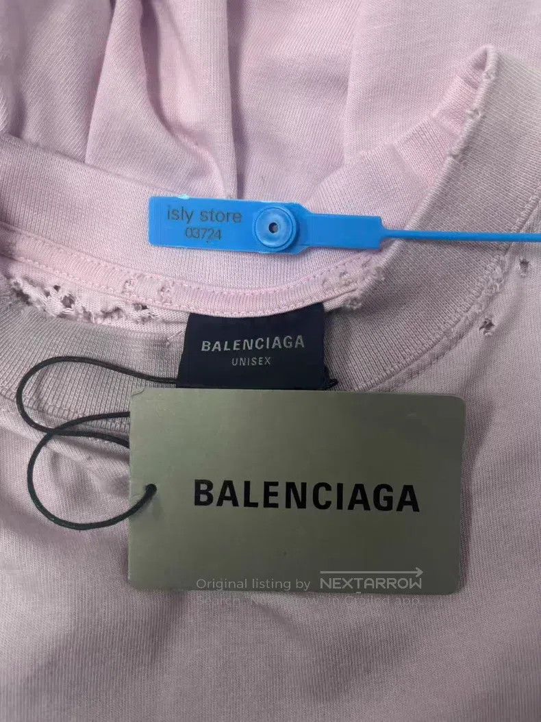 Balenciaga Balenciaga Letter Logo Embroidered Straight Short Sleeve S Size M / US 6-8 / IT 42-44 - 5 Thumbnail