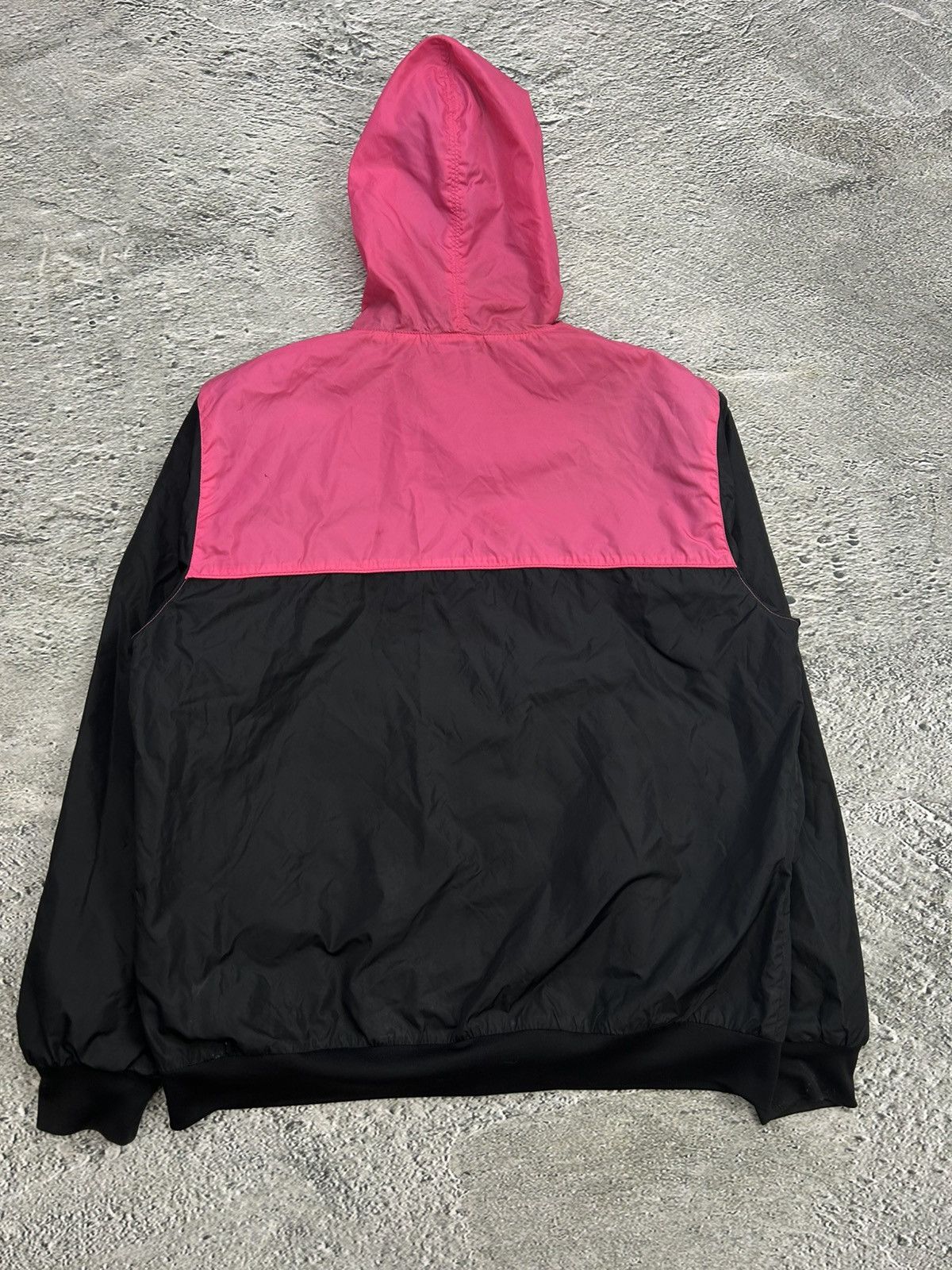 Nike × Vintage Nike track jacket nylon pink black vintage drill Y2K TN Size US XL / EU 56 / 4 - 6 Thumbnail