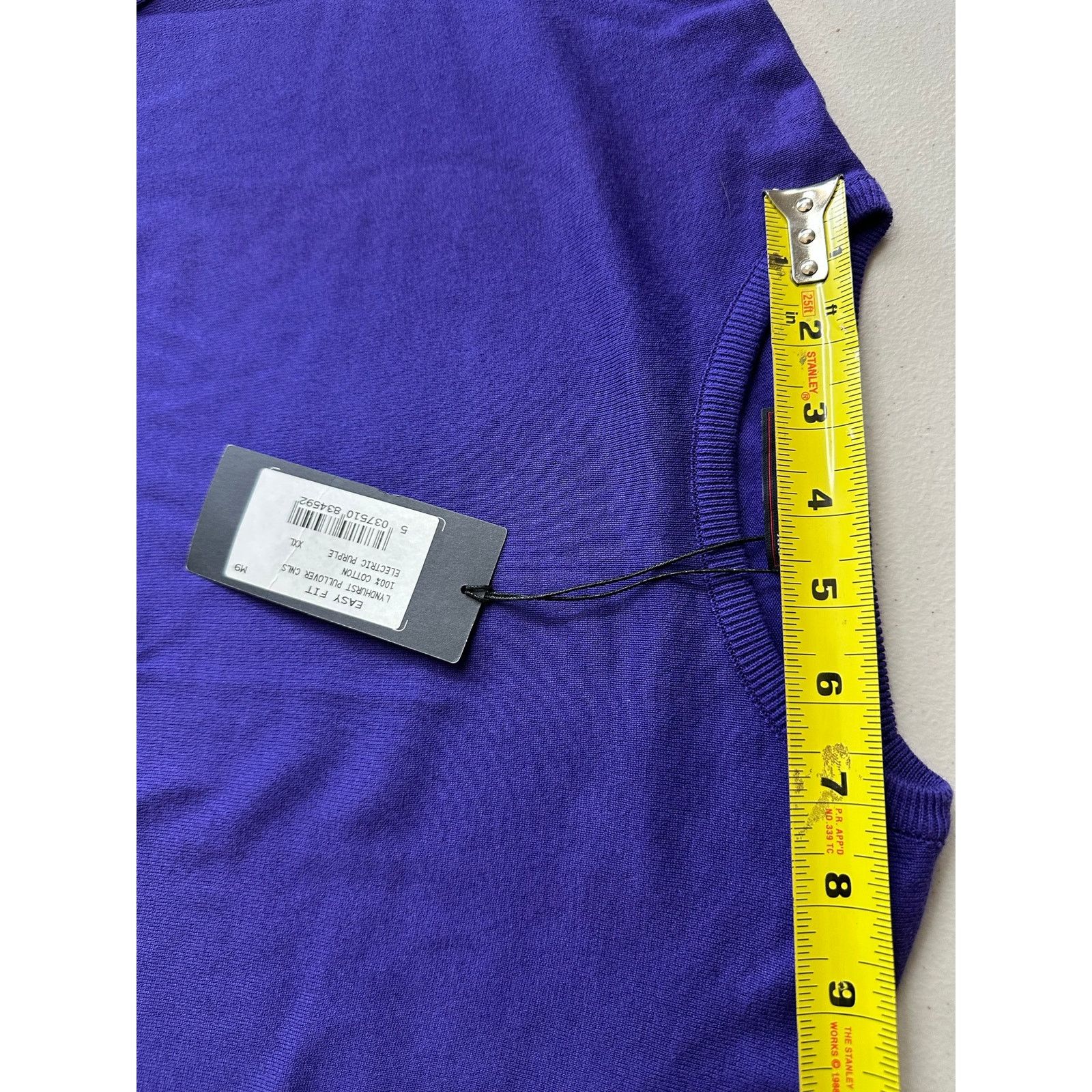 John Smedley NWT John Smedley XXL Crew Neck Sweater Purple Fine Knit Size US XXL / EU 58 / 5 - 5 Thumbnail