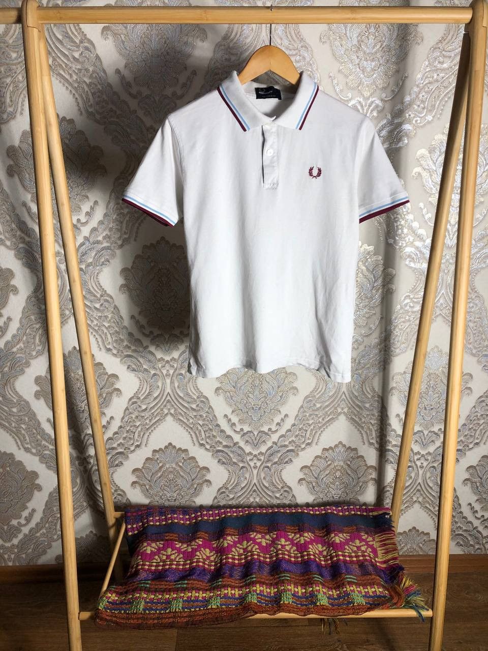 Fred Perry × Vintage VERY RARE FRED PERRY ENGLAND STYLE DESIGNER POLOS CASUAL Y2K Size US M / EU 48-50 / 2 - 2 Thumbnail