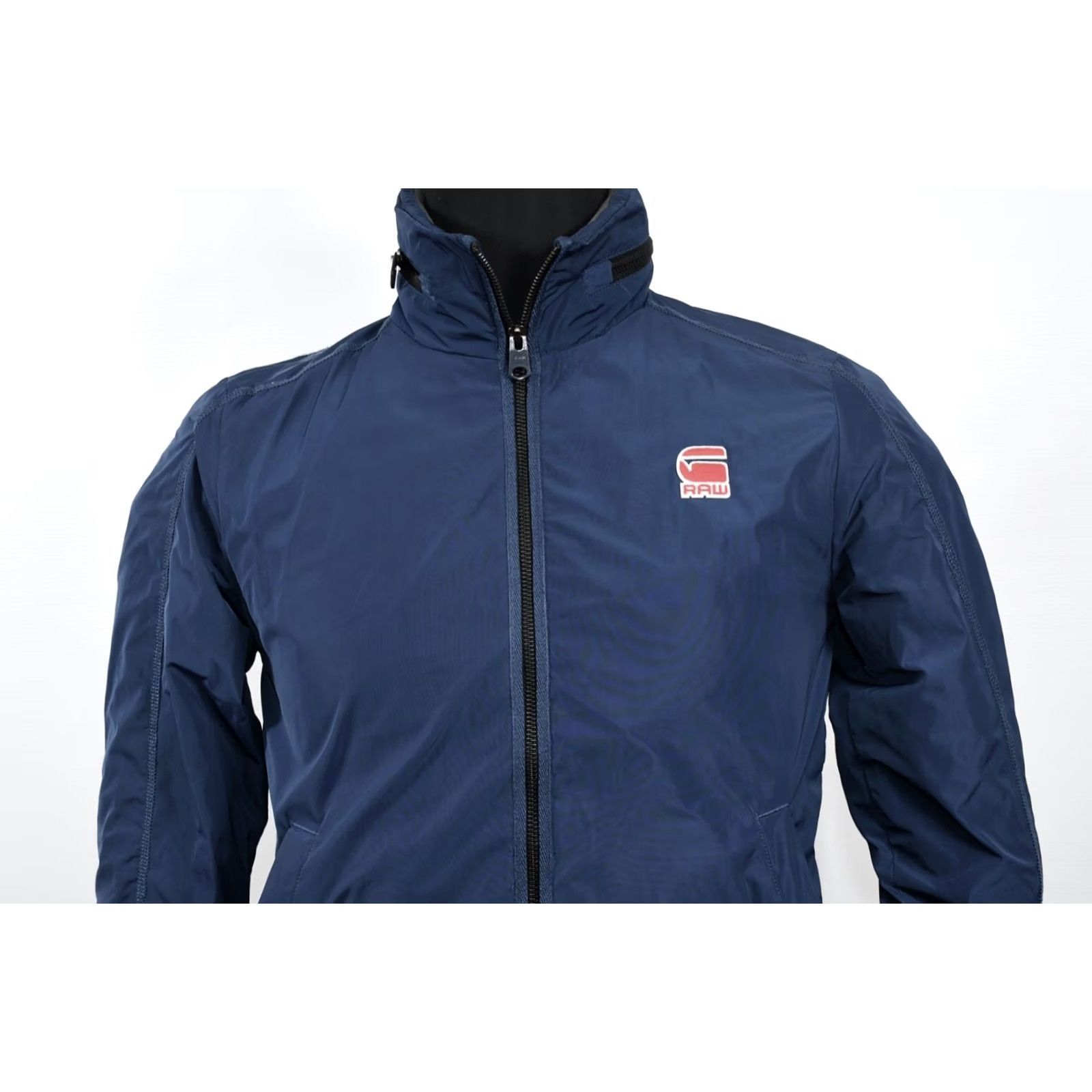 G-Star G-Star Raw RCT Nostra Vest SW L/S Jacket S Men Blue Logo" Size US S / EU 44-46 / 1 - 2 Thumbnail