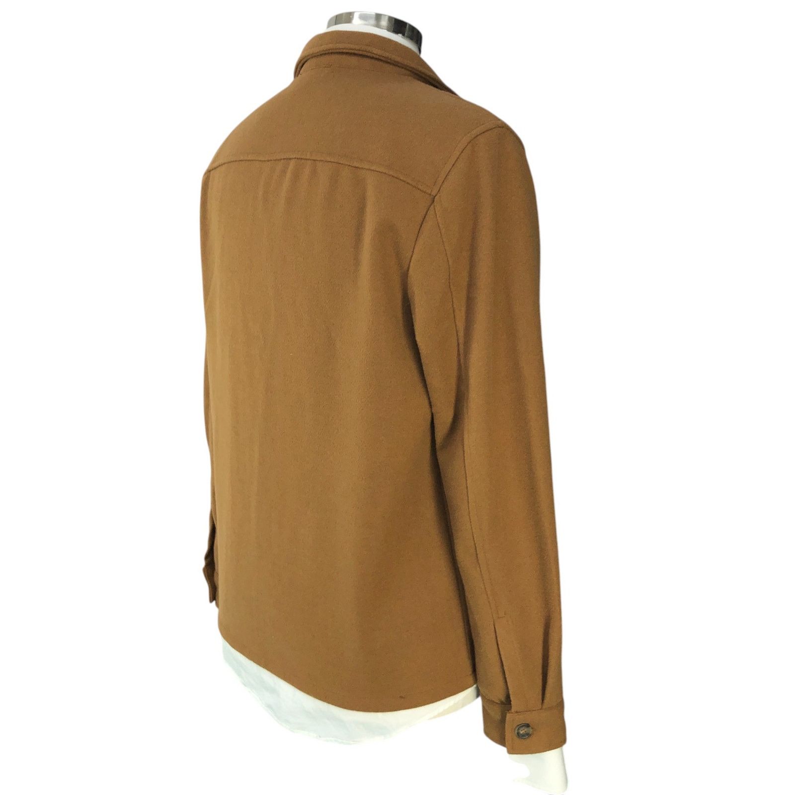 Magaschoni Magaschoni Size S Shirt Jacket Shacket Patch Pocket Camel Size US S / EU 44-46 / 1 - 10 Thumbnail