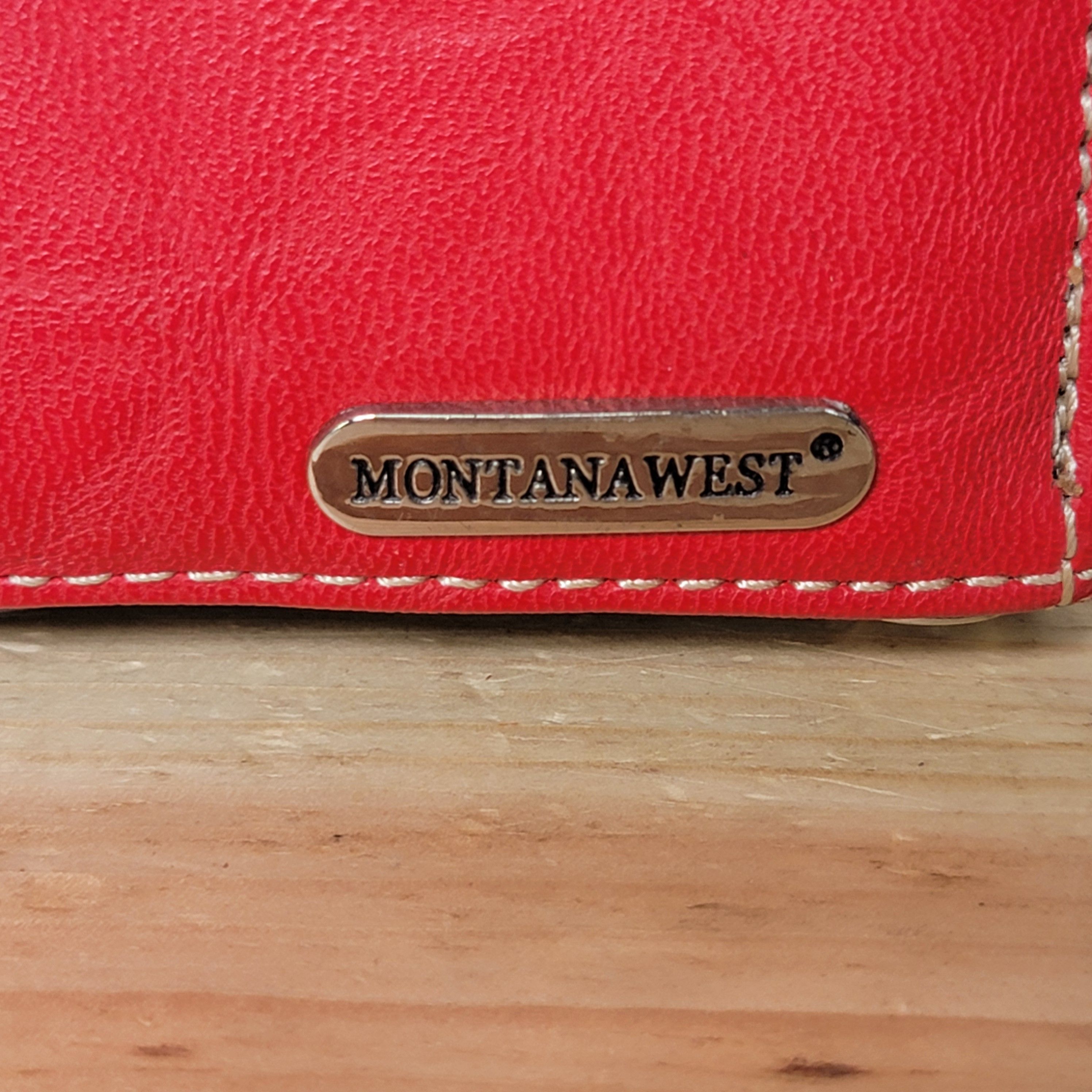 Other Montana West Faux Leather Studded Texas Flag Ladies Wallet Size ONE SIZE - 3 Thumbnail